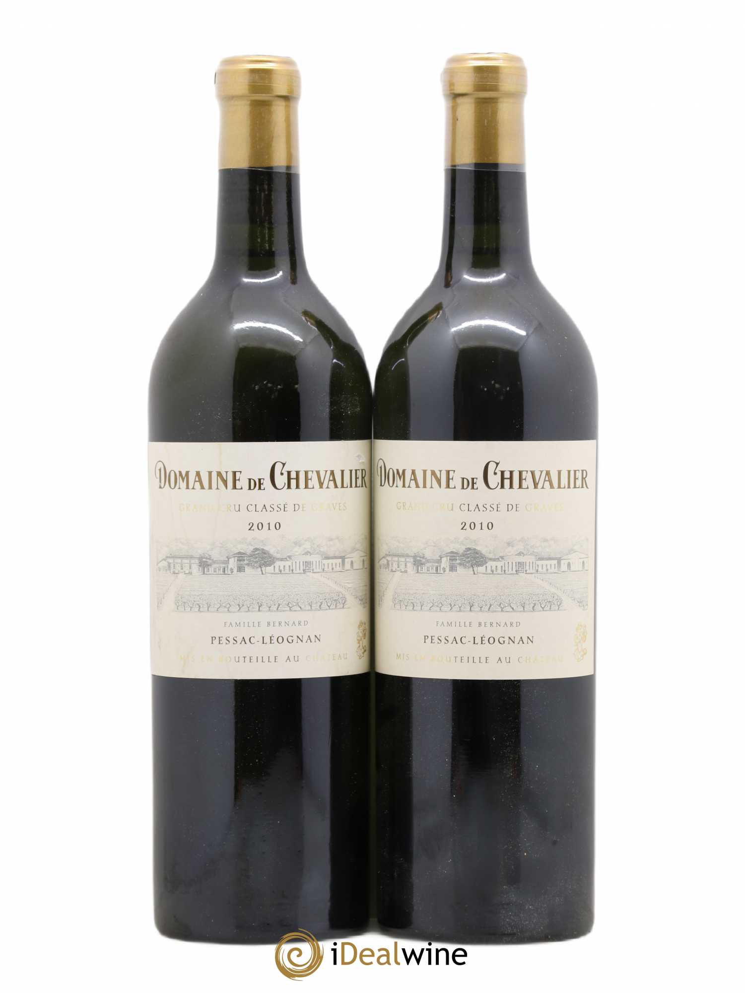 Domaine de Chevalier Cru Classé de Graves 2010 - Lot de 2 bouteilles - 0
