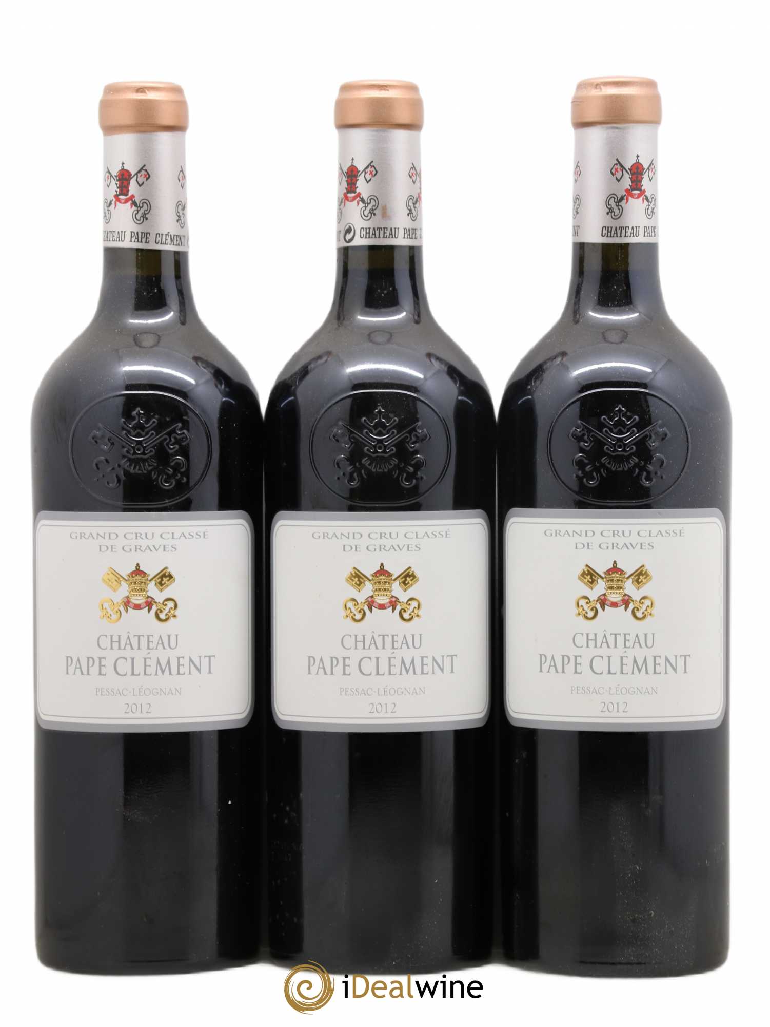 Château Pape Clément Cru Classé de Graves 2012 - Lot de 3 bouteilles - 0