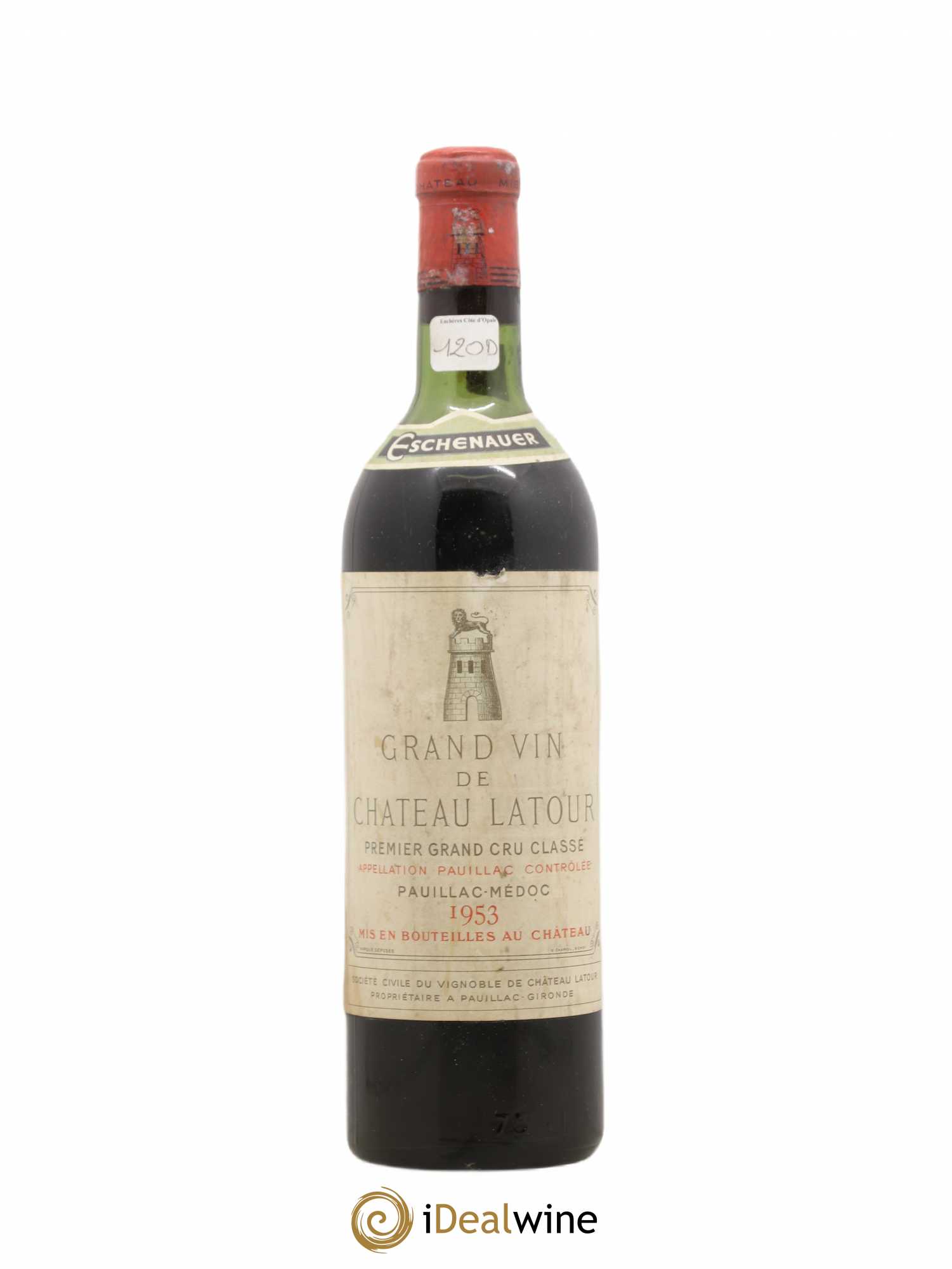 Château Latour 1er Grand Cru Classé 1953 - Lot de 1 bouteille - 0