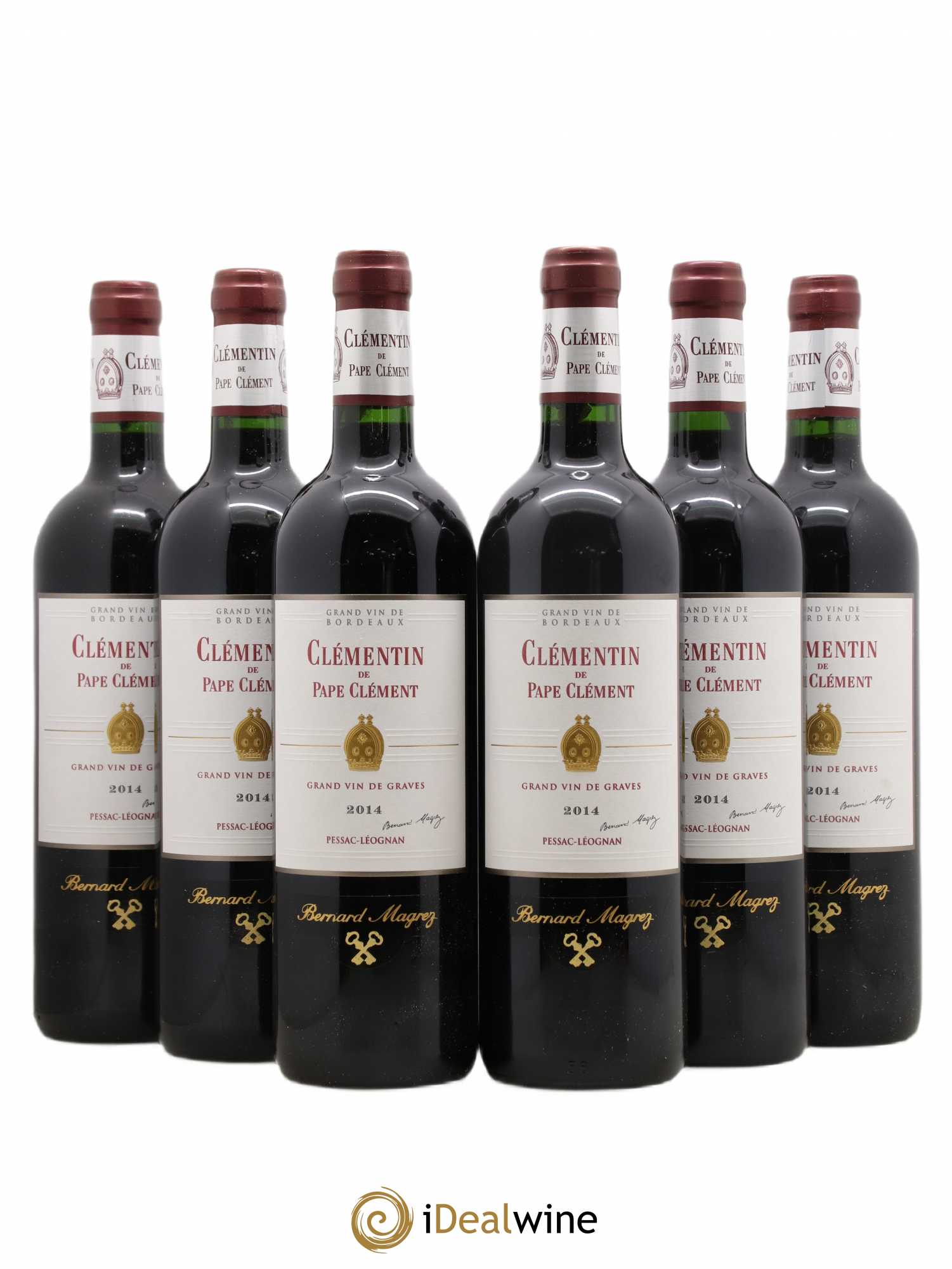 Le Clémentin de Pape Clément Second Vin 2014 - Lot de 6 bouteilles - 0