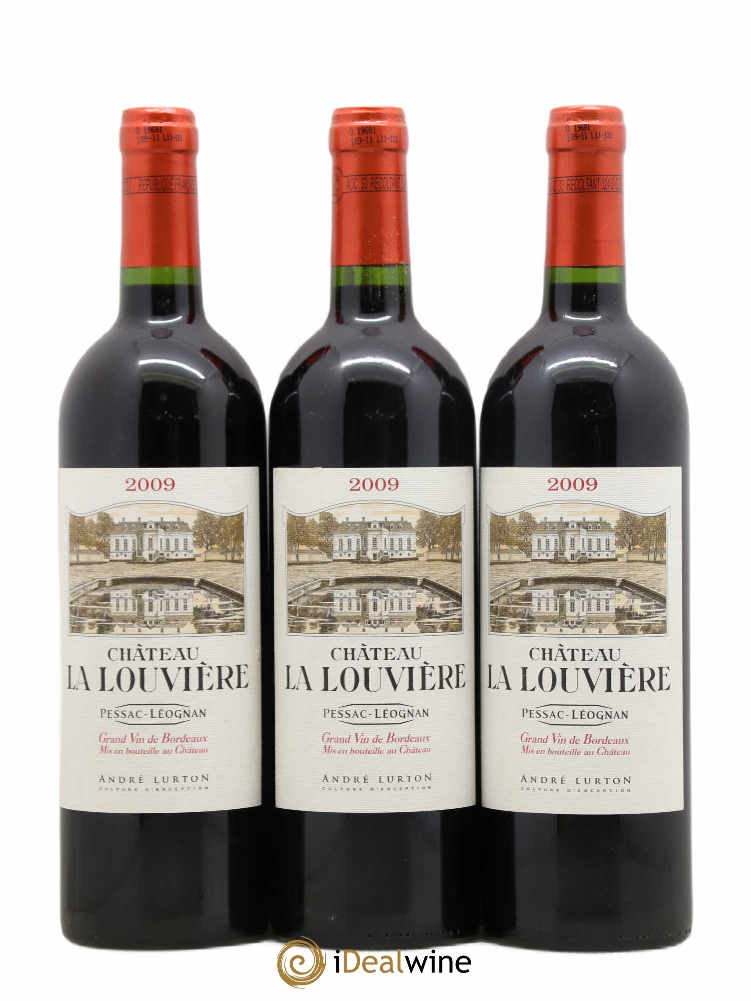 Château la Louvière 2009 - Lot de 6 bouteilles - 2