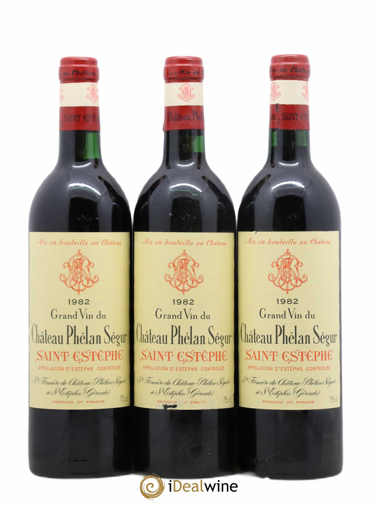 Château Phélan Ségur 1982 - Lot de 6 bouteilles - 1