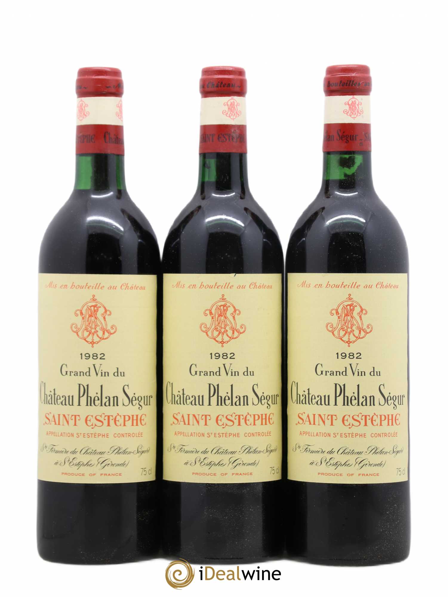 Château Phélan Ségur 1982 - Lot de 6 bouteilles - 2