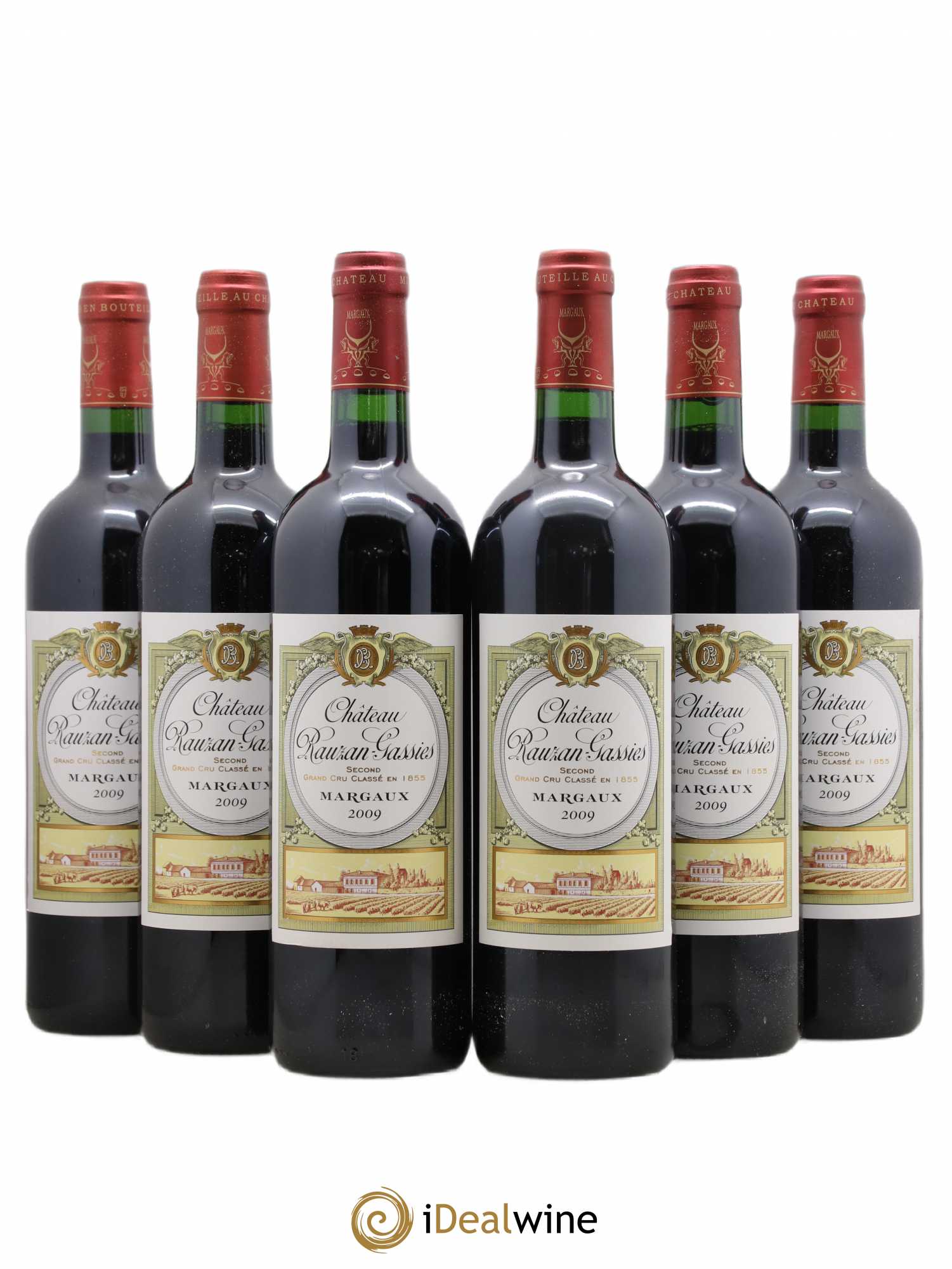 Château Rauzan-Gassies 2ème Grand Cru Classé 2009 - Lot de 6 bouteilles - 0