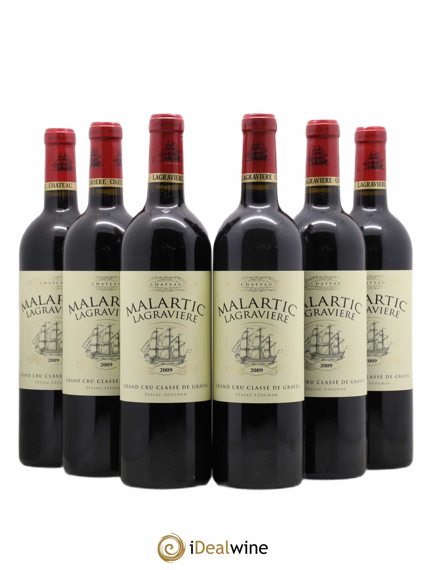 Château Malartic-Lagravière Cru Classé de Graves 2009 - Lot de 6 bouteilles - 0