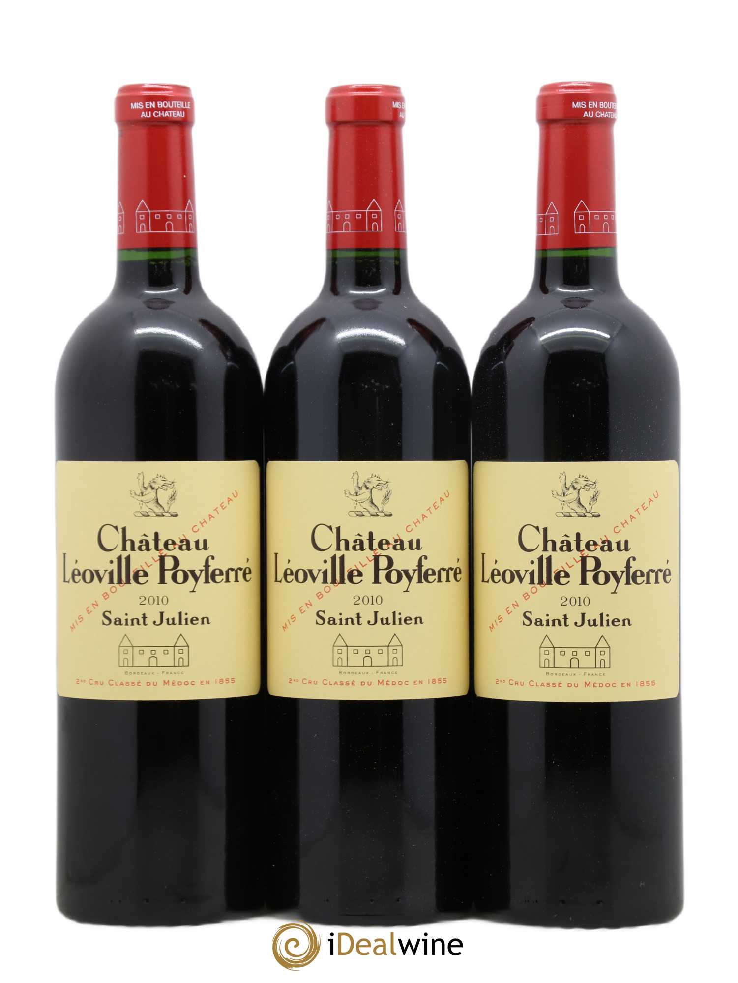 Château Léoville Poyferré 2ème Grand Cru Classé 2010 - Lot de 6 bouteilles - 2