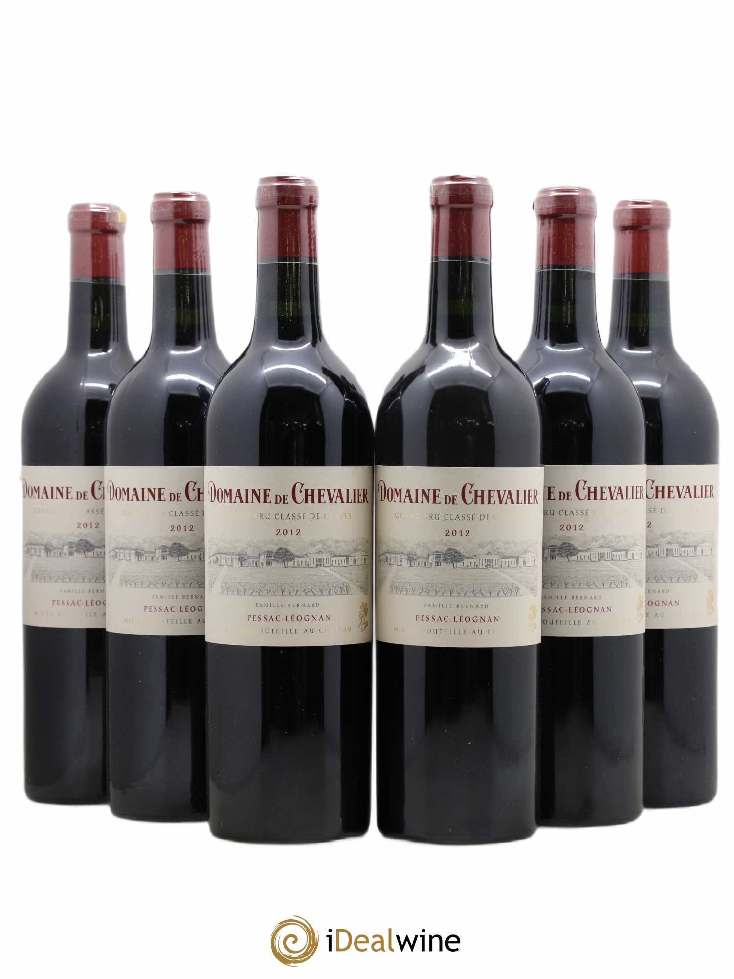 Domaine de Chevalier Cru Classé de Graves 2012 - Lot de 6 bouteilles - 0