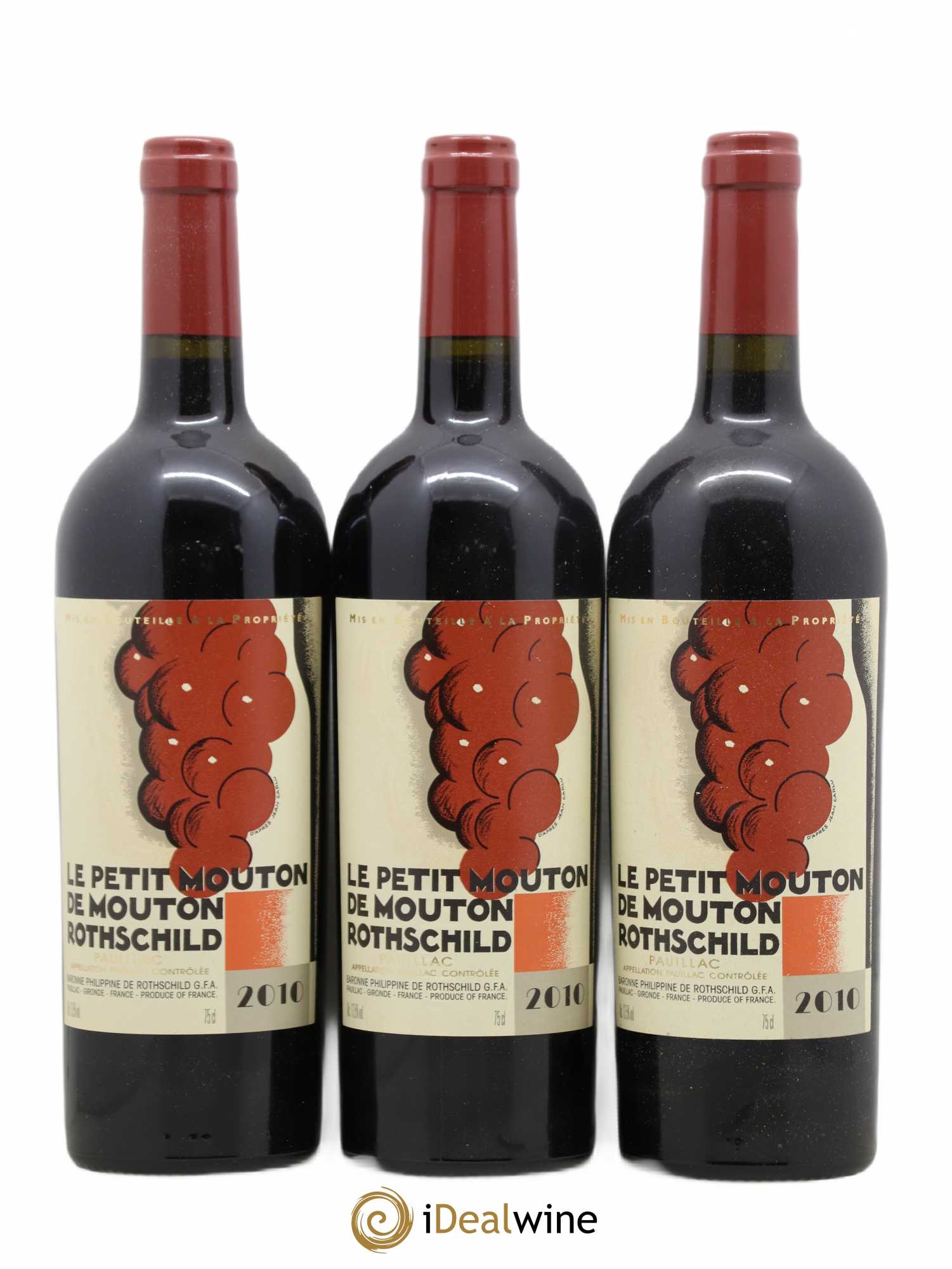 Petit Mouton Second Vin 2010 - Lot de 6 bouteilles - 1
