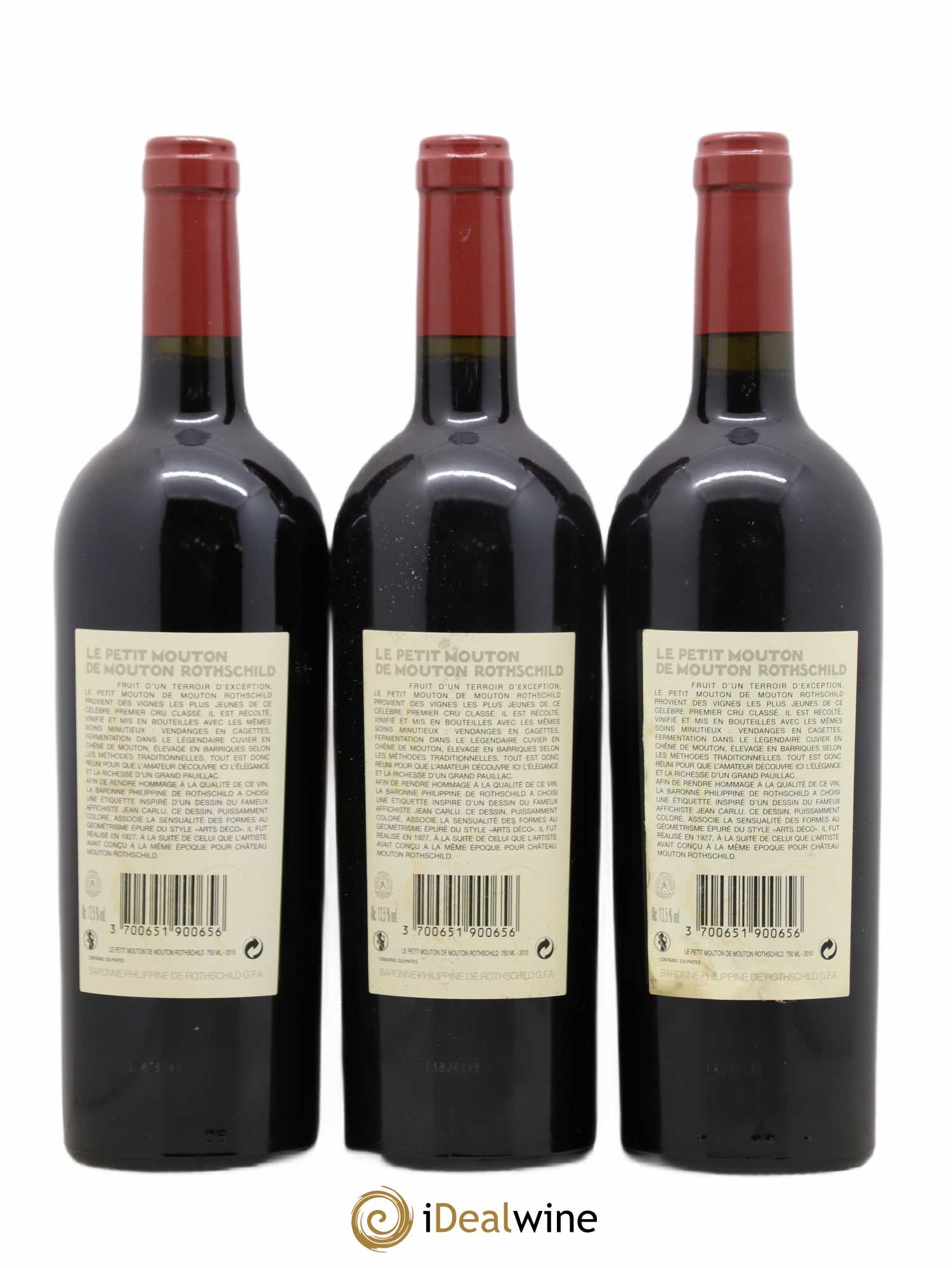 Petit Mouton Second Vin 2010 - Lot de 6 bouteilles - 2
