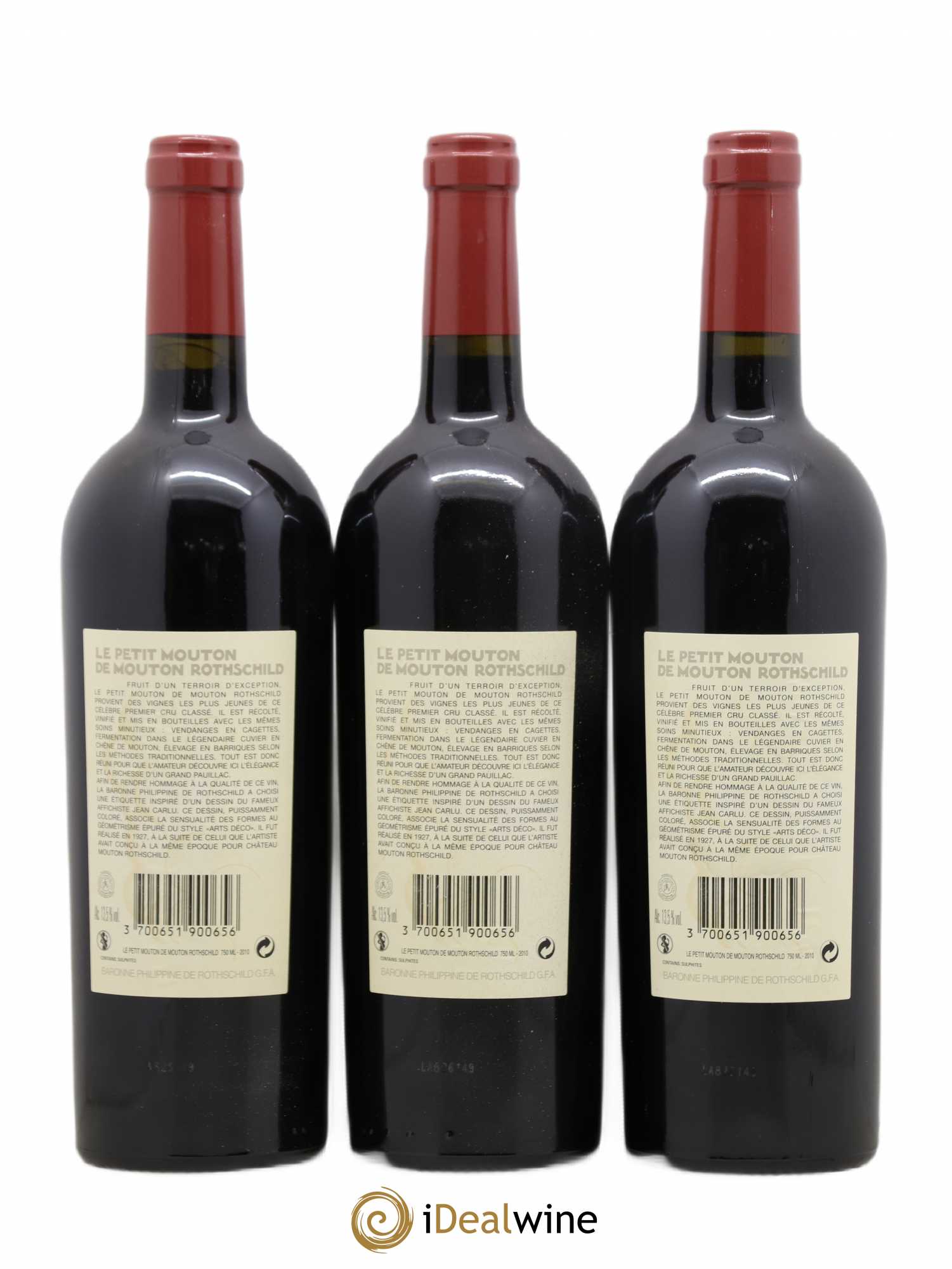 Petit Mouton Second Vin 2010 - Lot de 6 bouteilles - 4