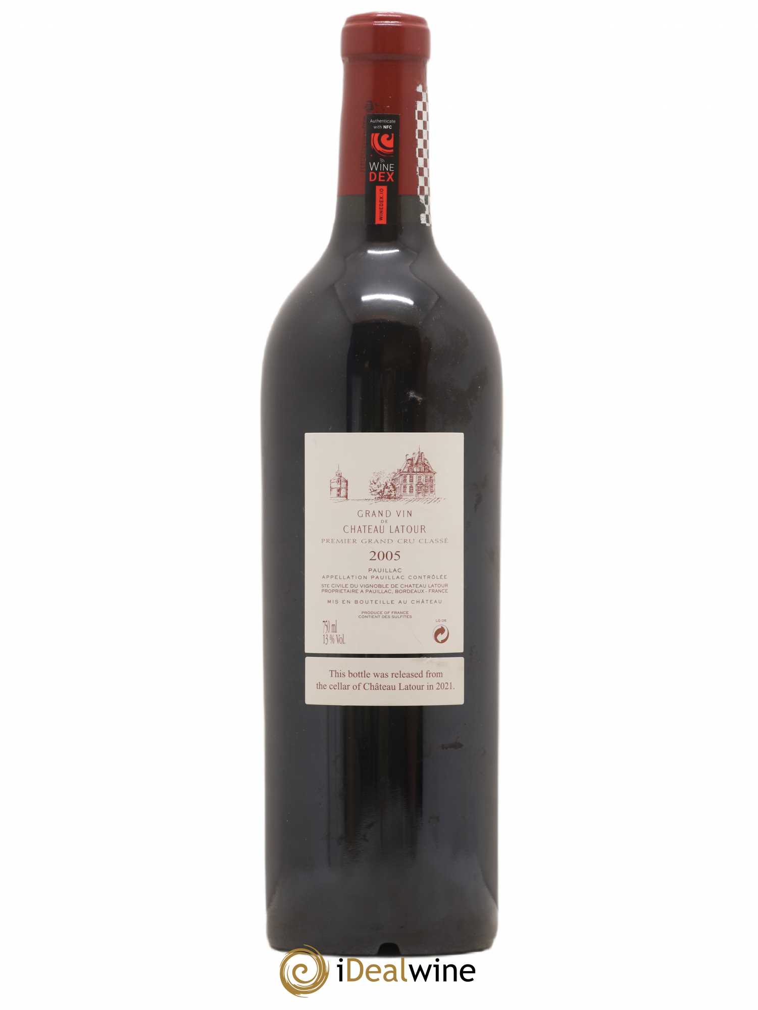 Château Latour 1er Grand Cru Classé 2005 - Lot de 1 bouteille - 1