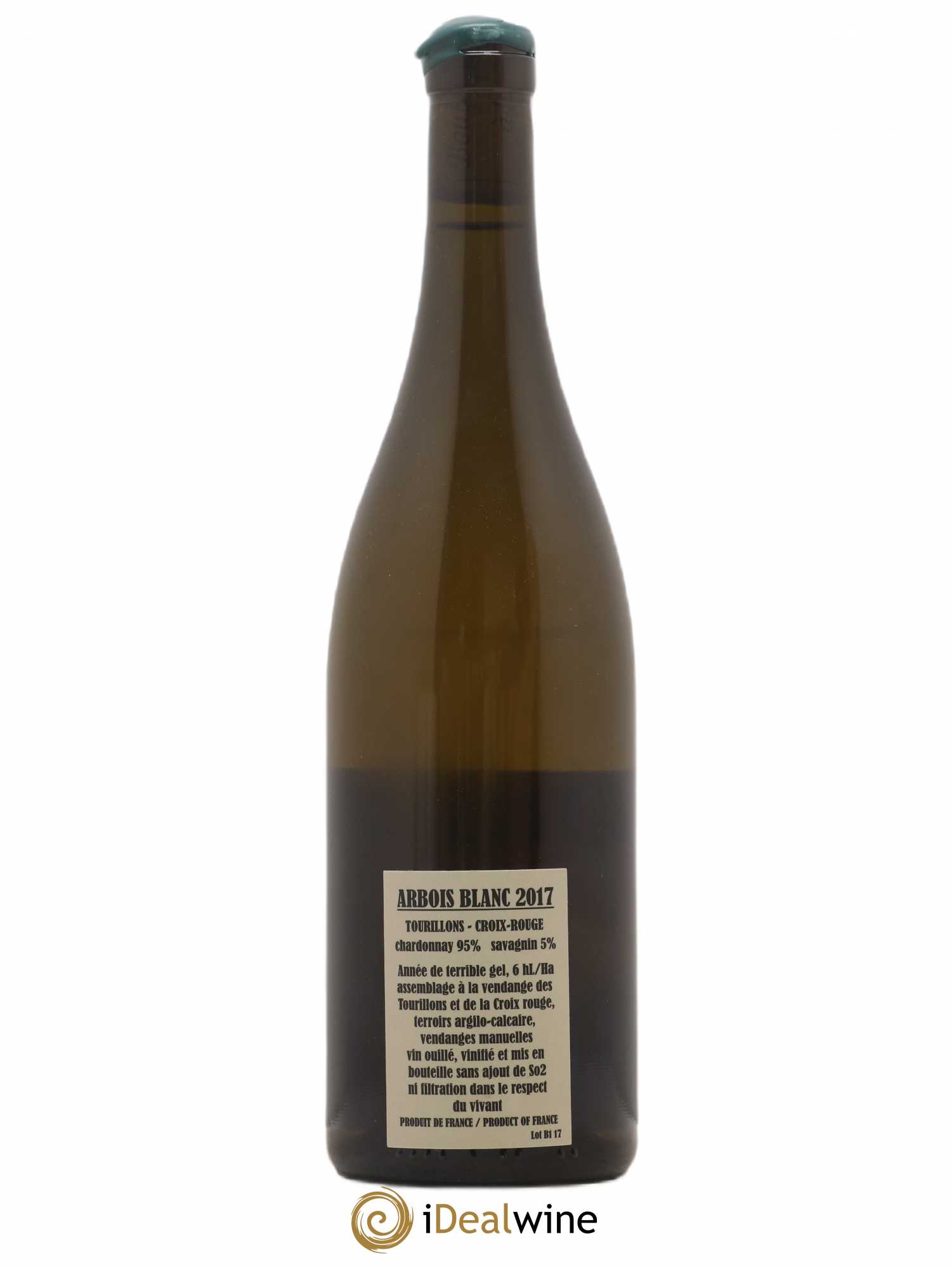 Arbois Tourillons-Croix Rouge Adeline Houillon & Renaud Bruyère 2017 - Lot de 1 bouteille - 1