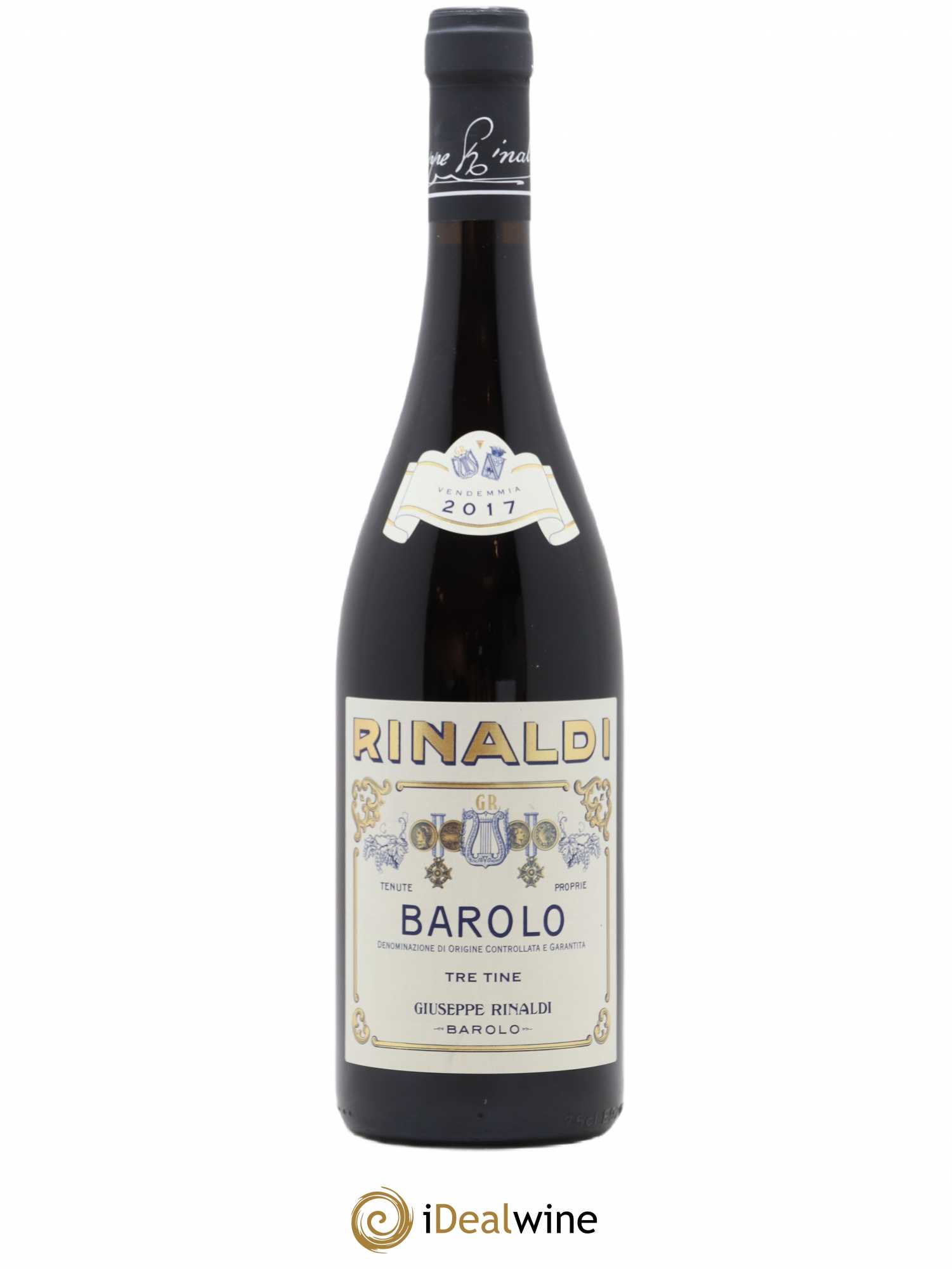 Barolo DOCG Tre Tine Giuseppe Rinaldi 2017 - Lot de 1 bouteille - 0