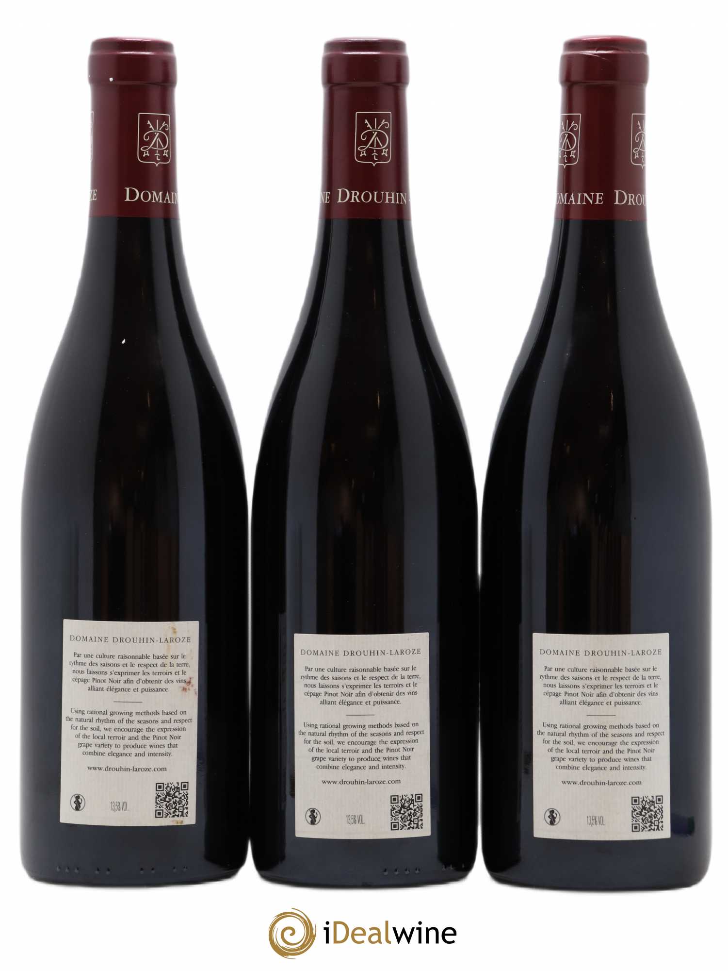 Chambertin Clos de Bèze Grand Cru Domaine Drouhin-Laroze 2018 - Lotto di 3 bottiglie - 1