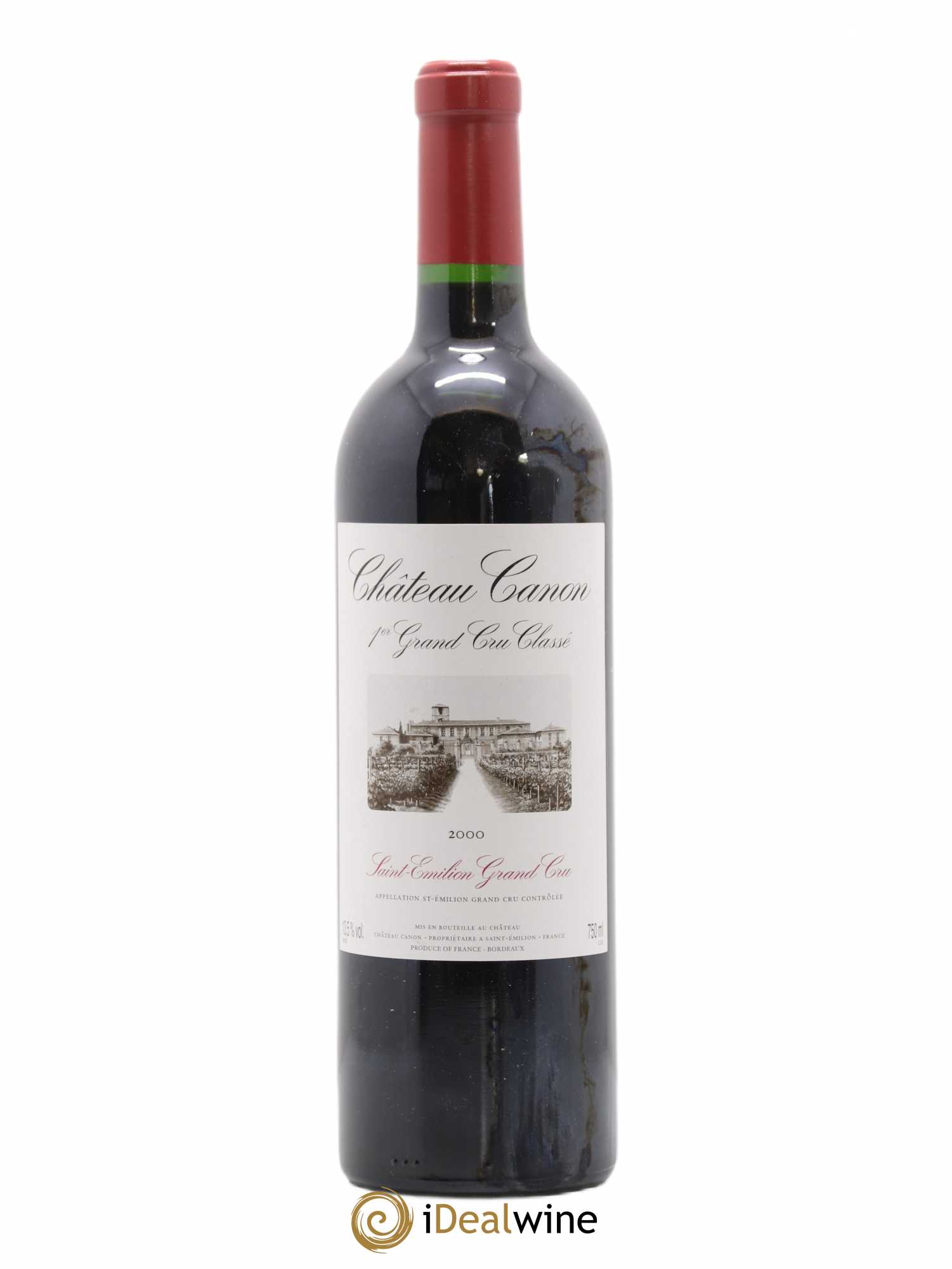 Château Canon 1er Grand Cru Classé B 2000 - Lot de 1 bouteille - 0