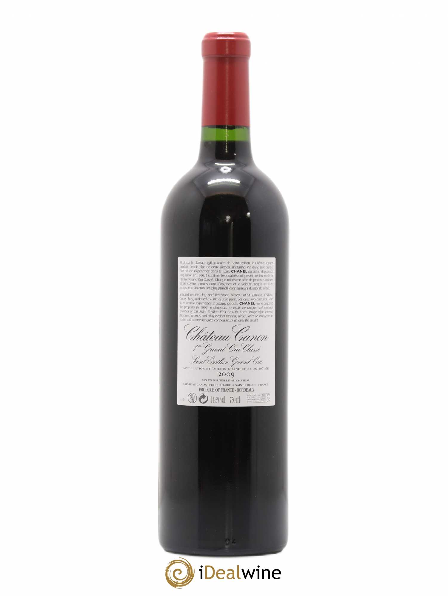 Château Canon 1er Grand Cru Classé B 2009 - Lot de 1 bouteille - 1