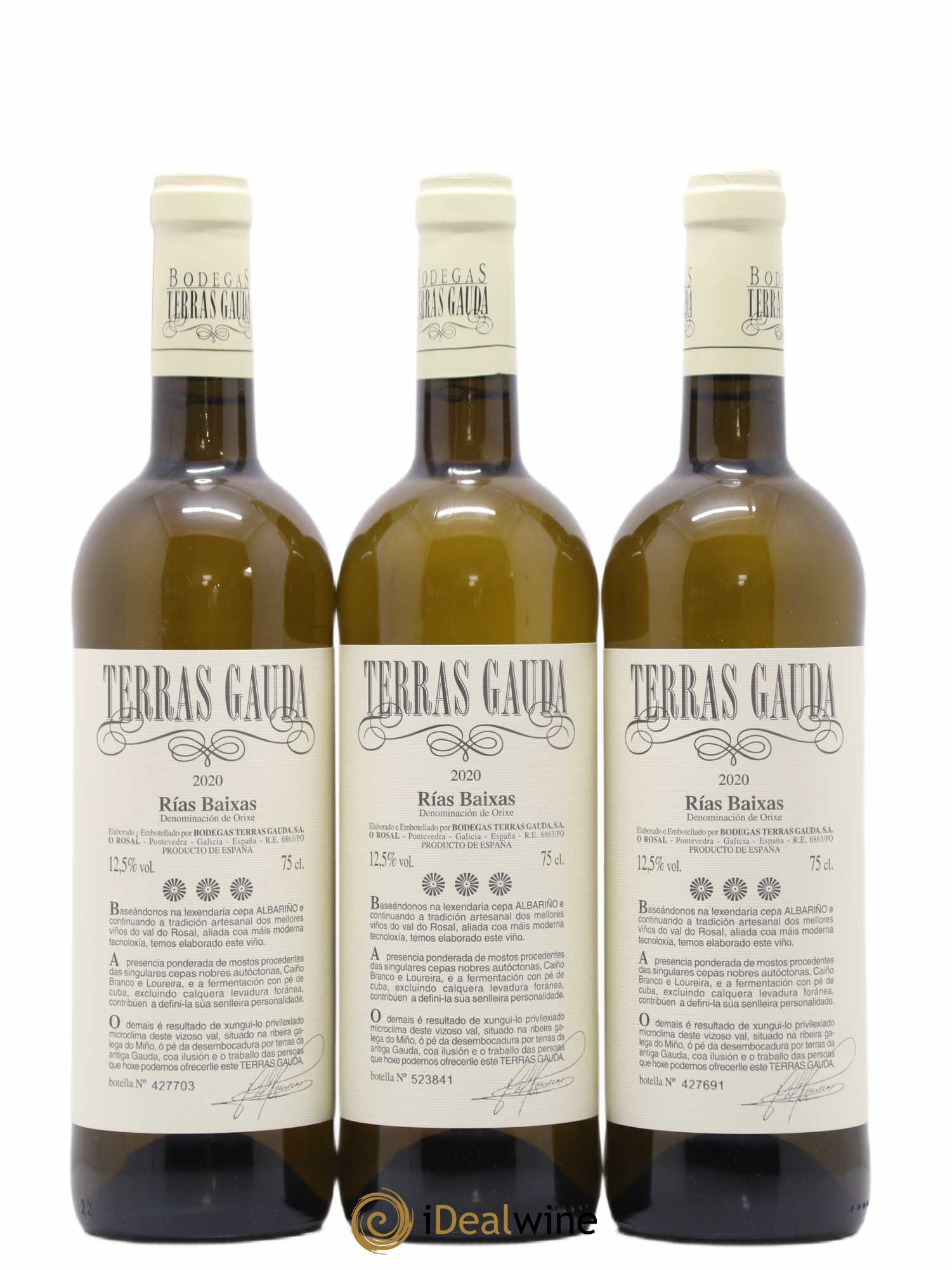Rias Baixas Albarino Terras Gauda  2020 - Lotto di 4 bottiglie - 2