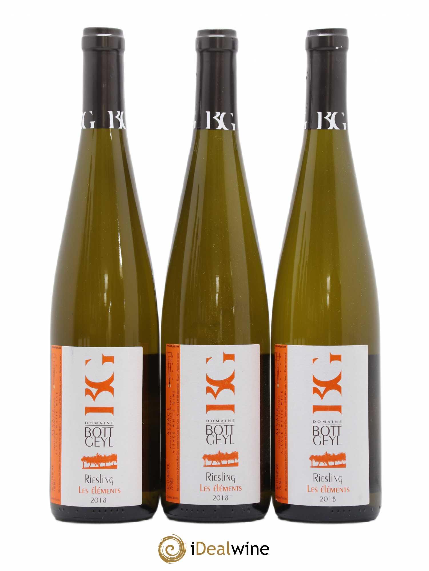 Alsace Riesling Les Eléments Bott-Geyl (Domaine)  2018 - Lot de 2 bouteilles - 3