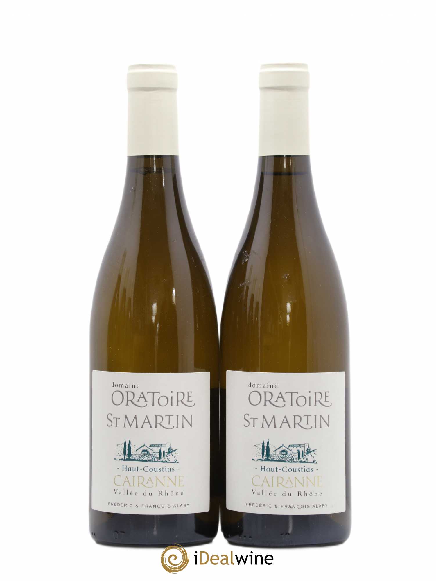 Cairanne Haut-Coustias Oratoire Saint-Martin - Frédéric et François Alary  2019 - Lotto di 2 bottiglie - 0