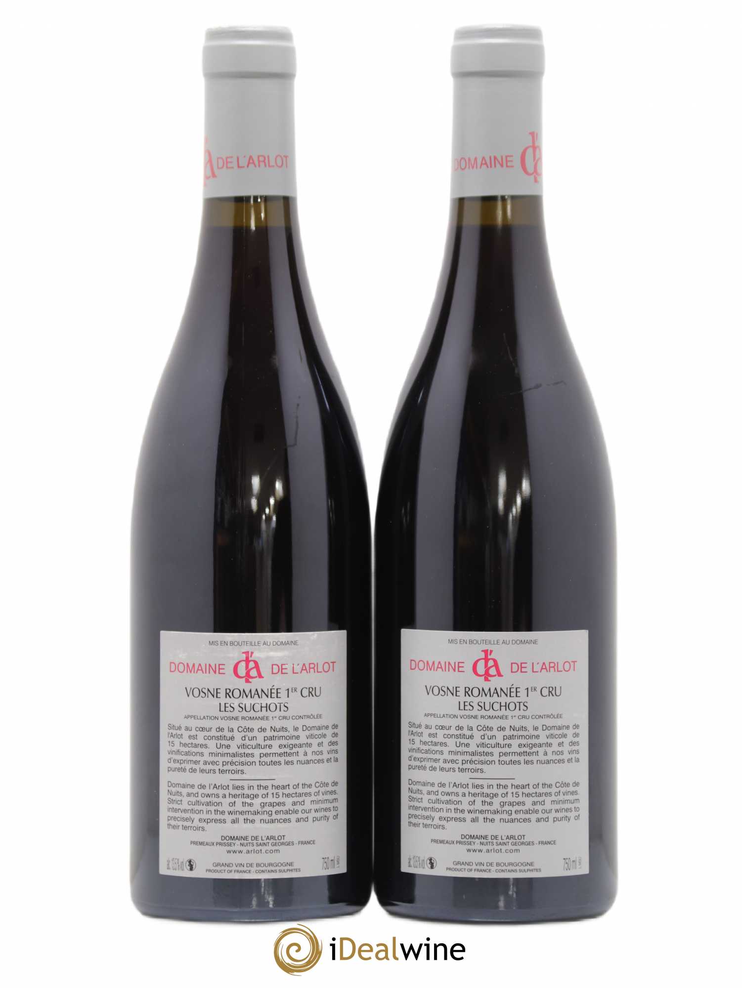 Vosne-Romanée 1er Cru Les Suchots Domaine de l'Arlot 2017 - Lot de 2 bouteilles - 1