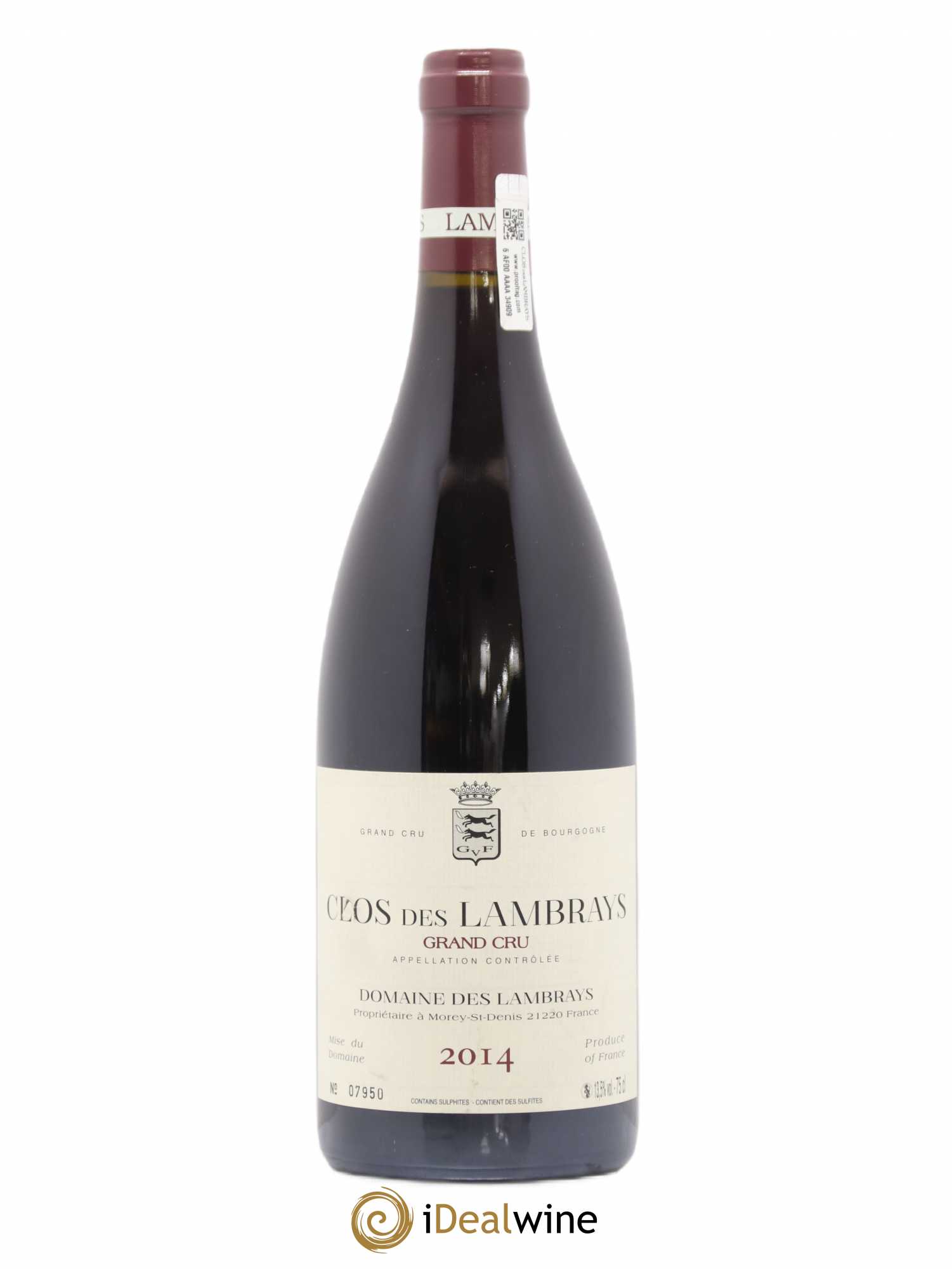 Clos des Lambrays Grand Cru Domaine des Lambrays 2014 - Lot de 1 bouteille - 0