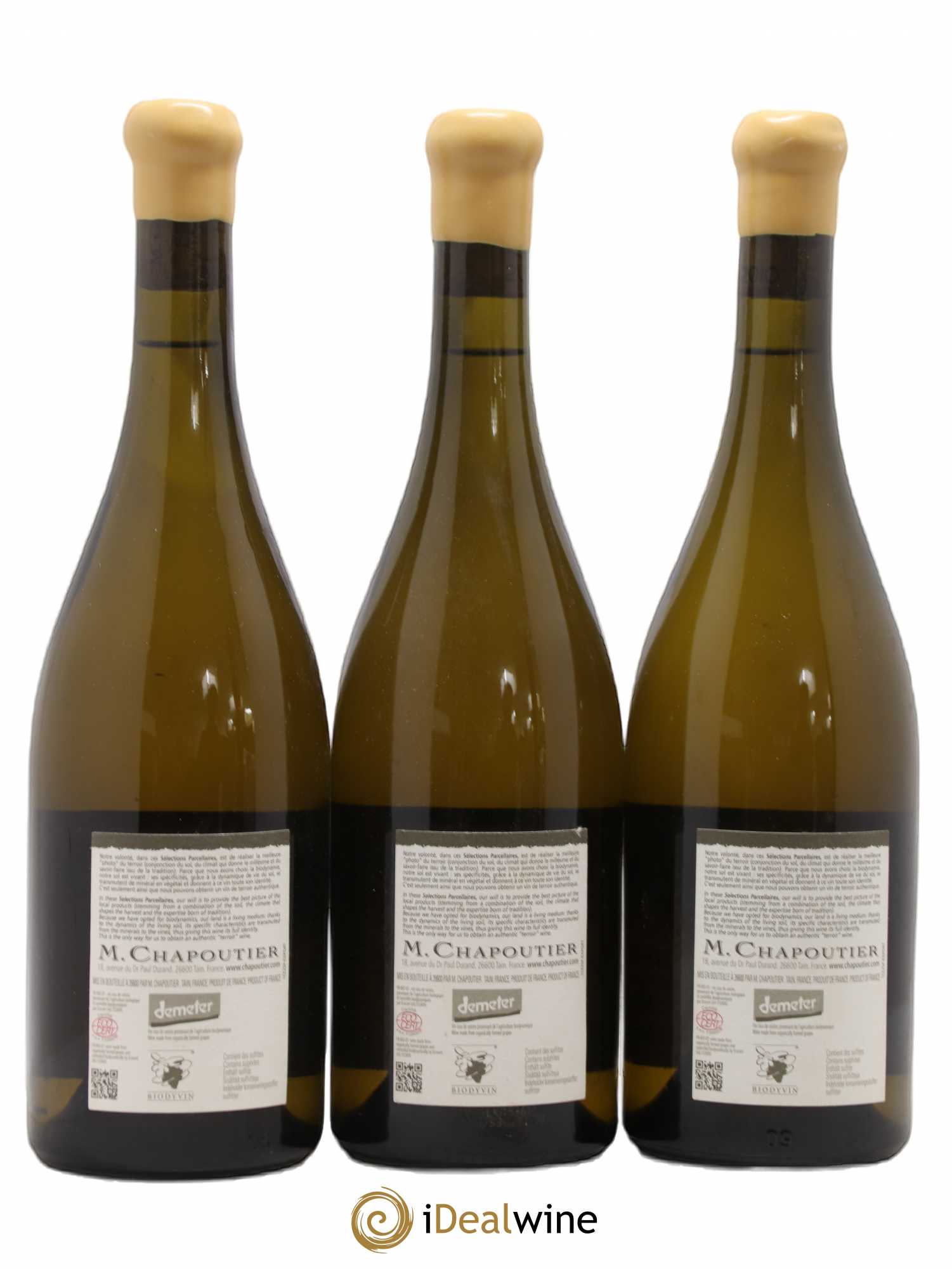 Hermitage Ermitage Le Méal Chapoutier  2010 - Lotto di 3 bottiglie - 1