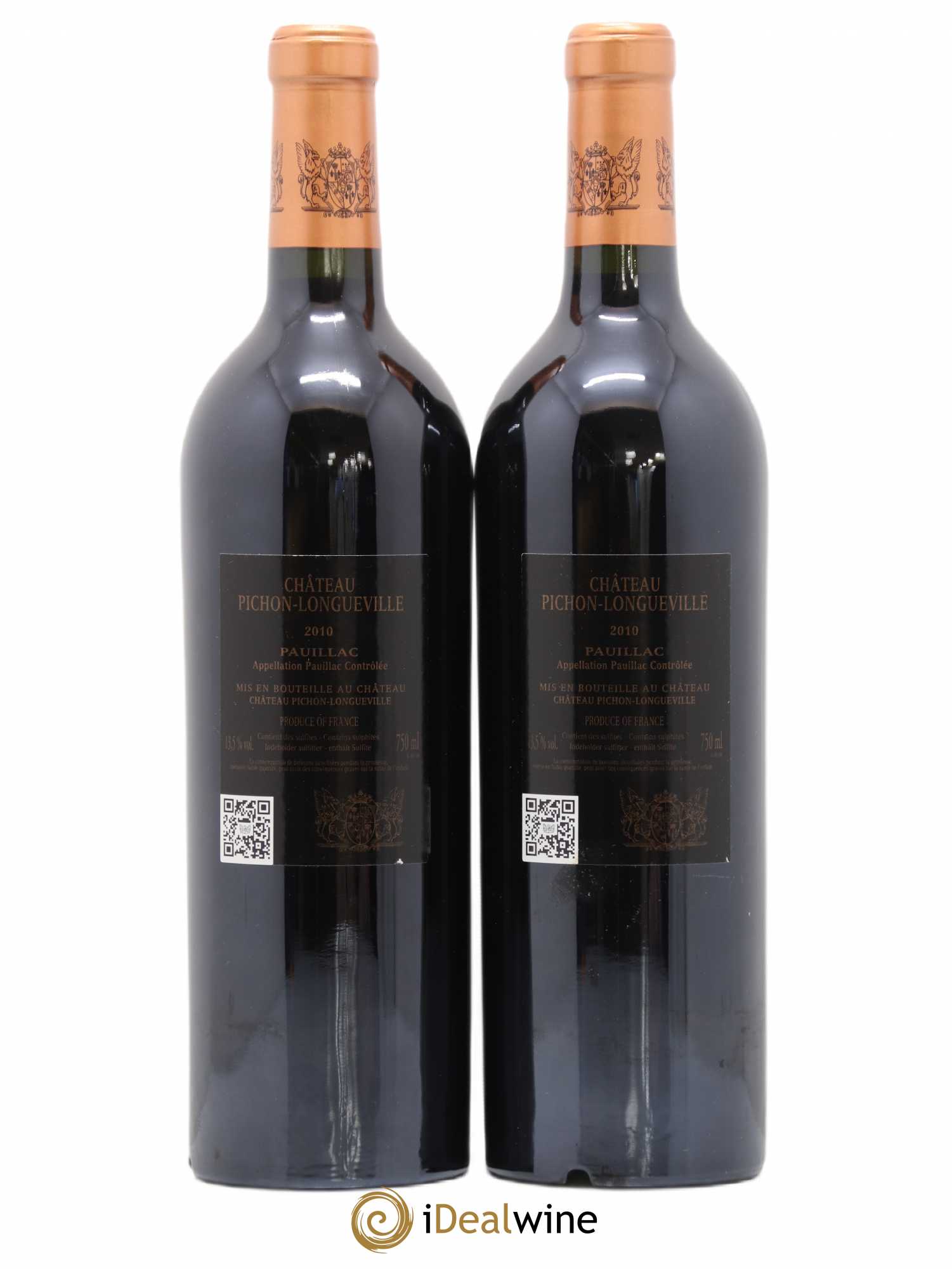 Pichon Longueville Baron 2ème Grand Cru Classé 2010 - Lot de 2 bouteilles - 1