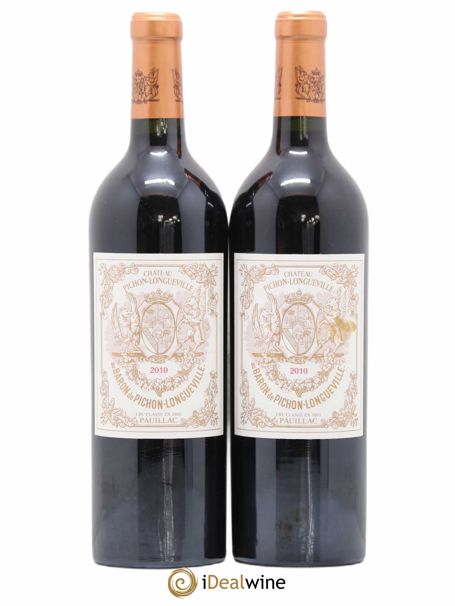 Pichon Longueville Baron 2ème Grand Cru Classé 2010 - Lot de 2 bouteilles - 0