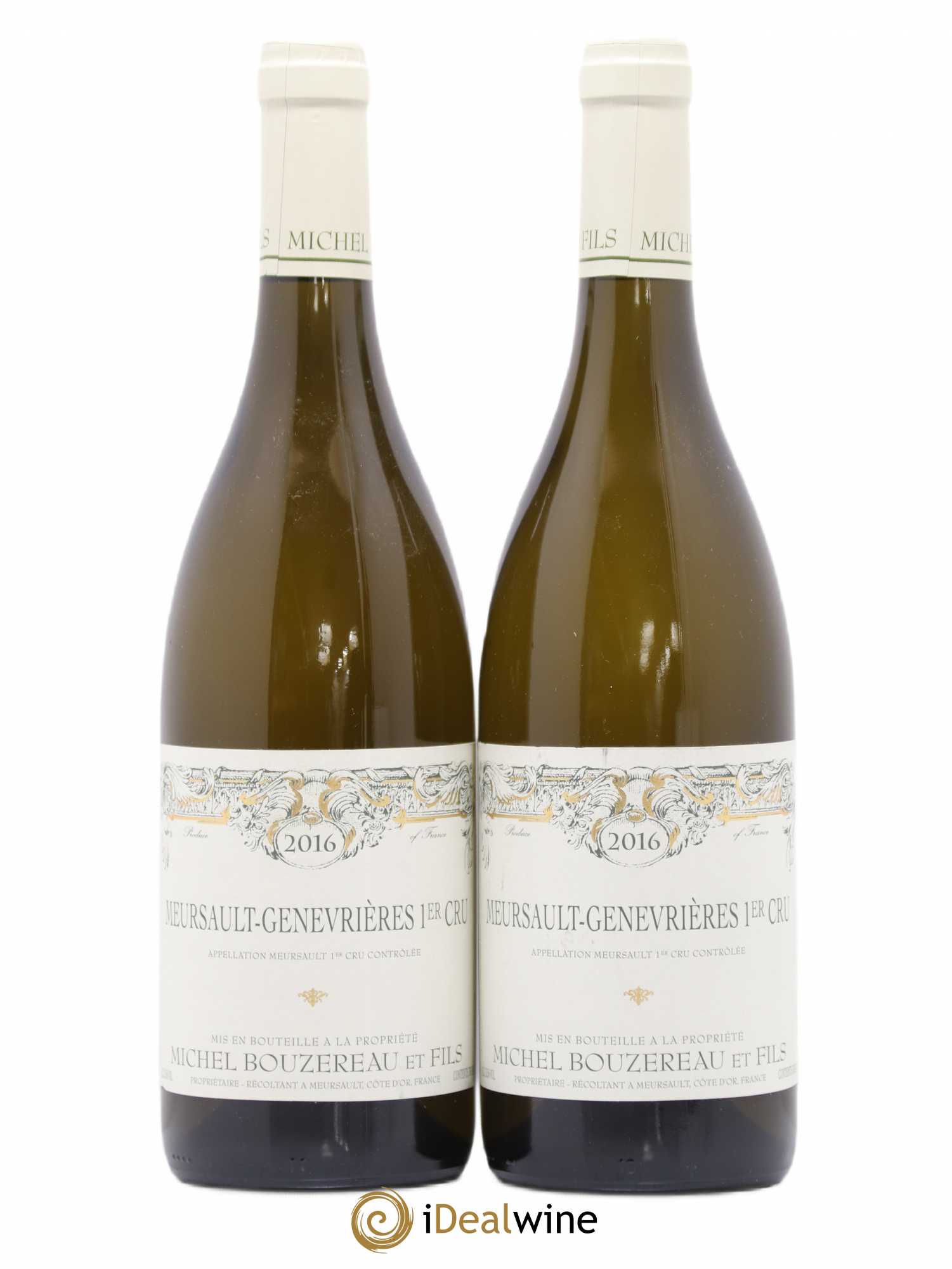 Meursault 1er Cru Les Genevrières Michel Bouzereau et Fils (Domaine) 2016 - Lot de 1 bouteille - 0