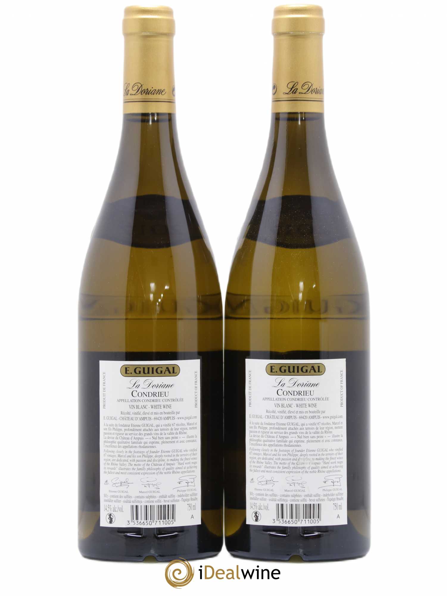 Condrieu La Doriane Guigal 2017 - Lot de 1 bouteille - 1