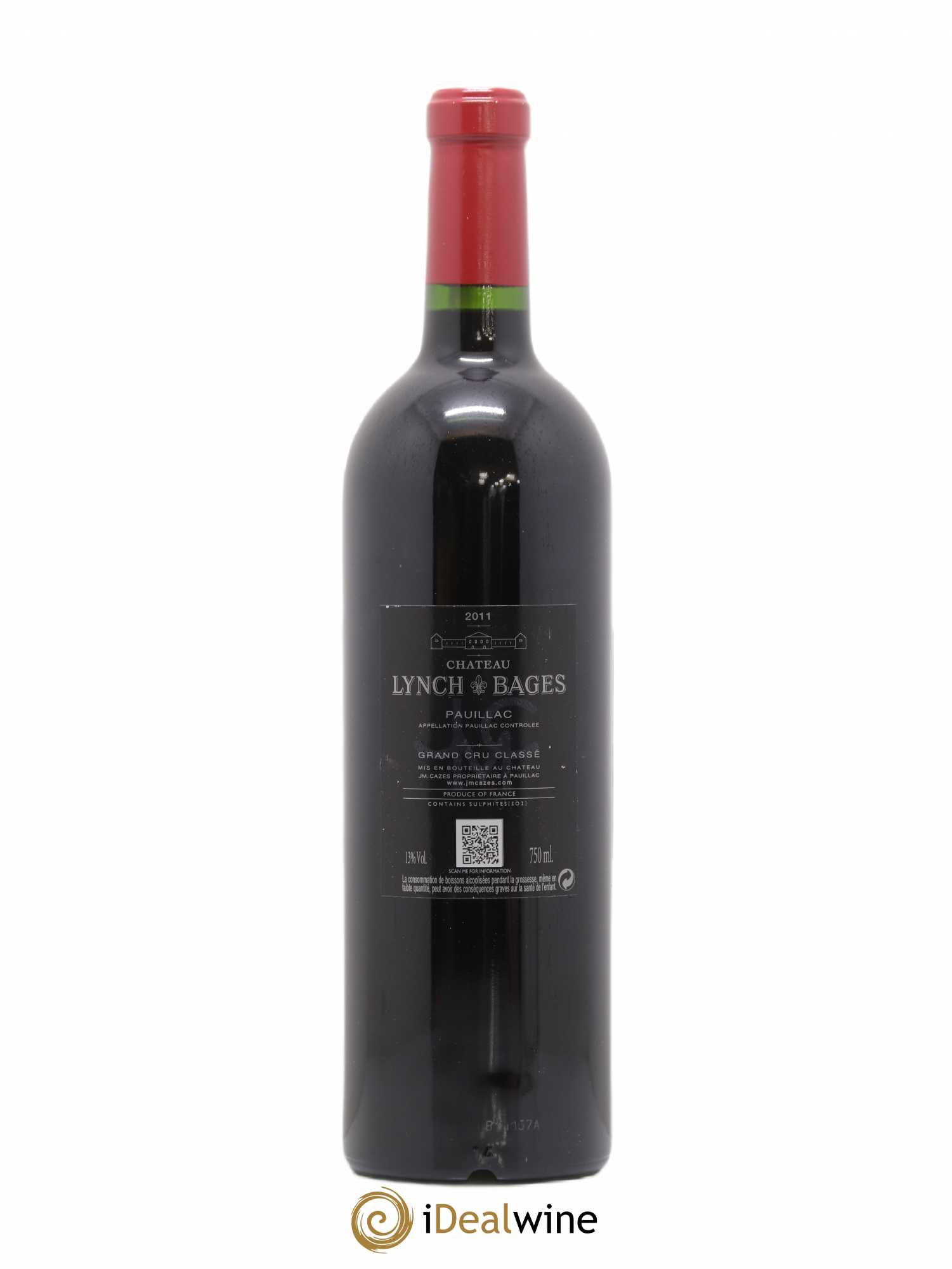 Château Lynch Bages 5ème Grand Cru Classé  2011 - Posten von 1 Flasche - 1