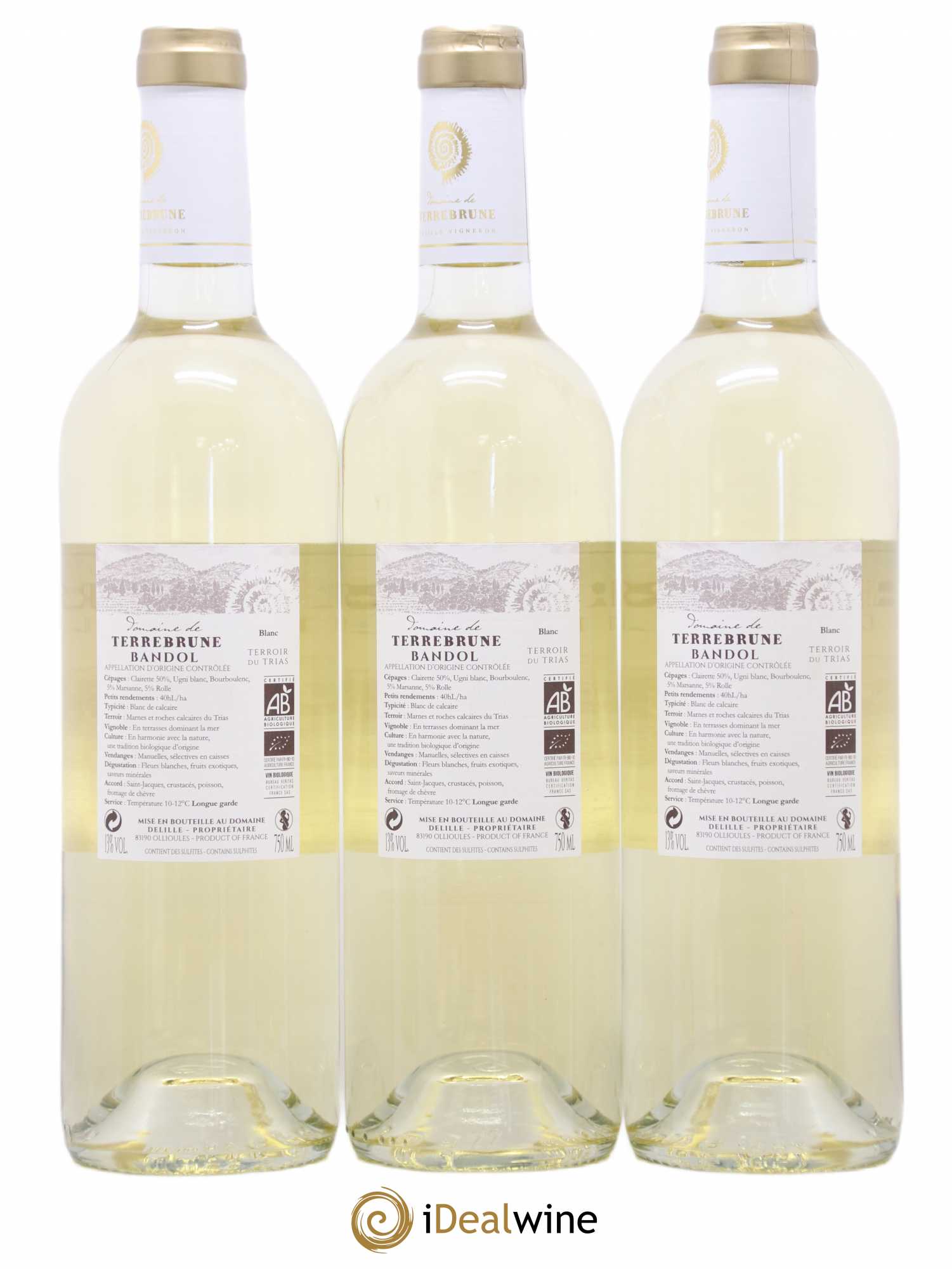 Bandol Terrebrune (Domaine de)  2020 - Lot de 6 bouteilles - 4