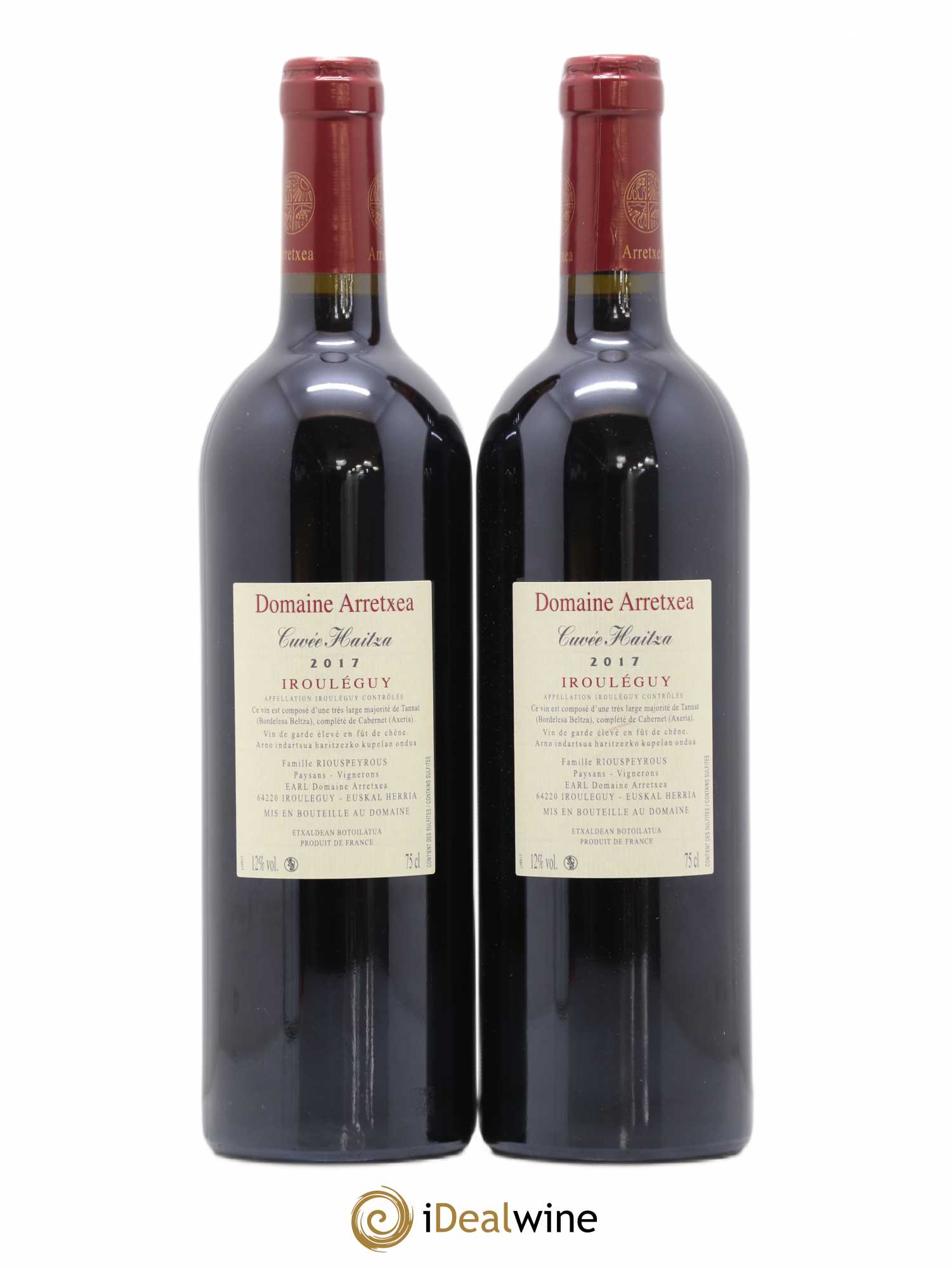 Irouléguy Cuvée Haitza Arretxea (Domaine) 2017 - Lot de 1 bouteille - 1