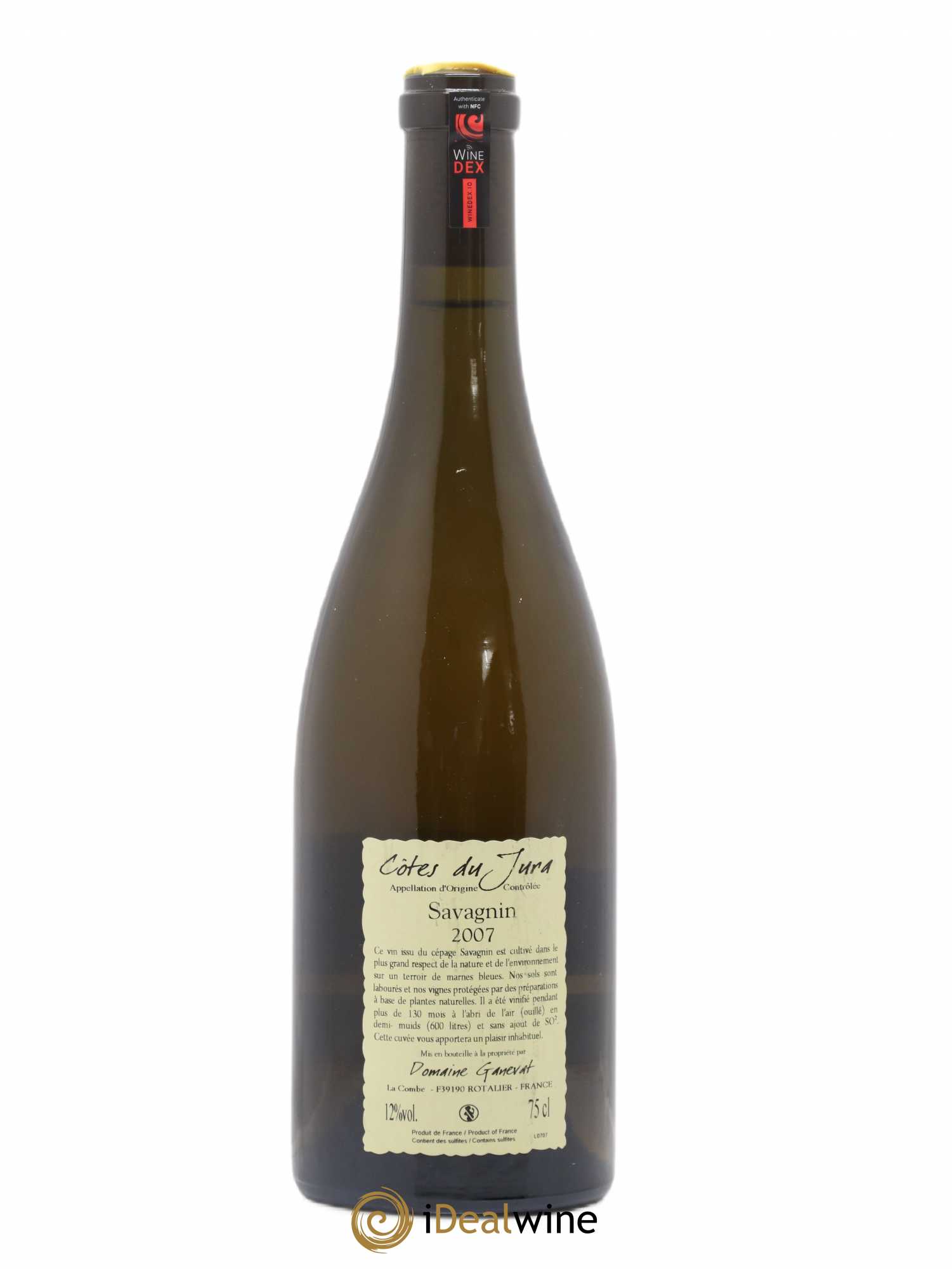 Côtes du Jura Les Vignes de mon Père Jean-François Ganevat (Domaine) 2007 - Lot de 1 bouteille - 1