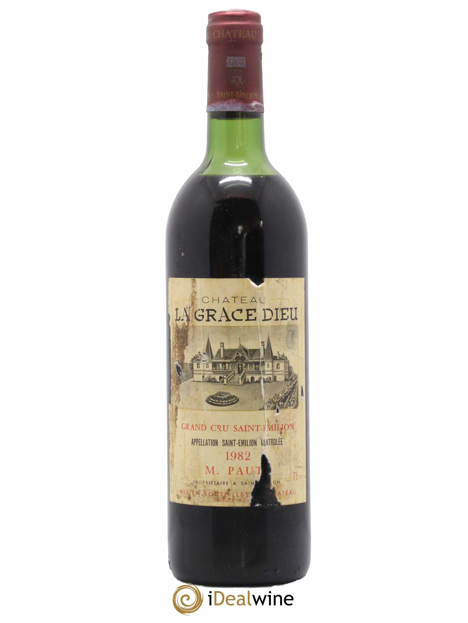 Château la Grâce Dieu 1982 - Lot de 1 bouteille - 0