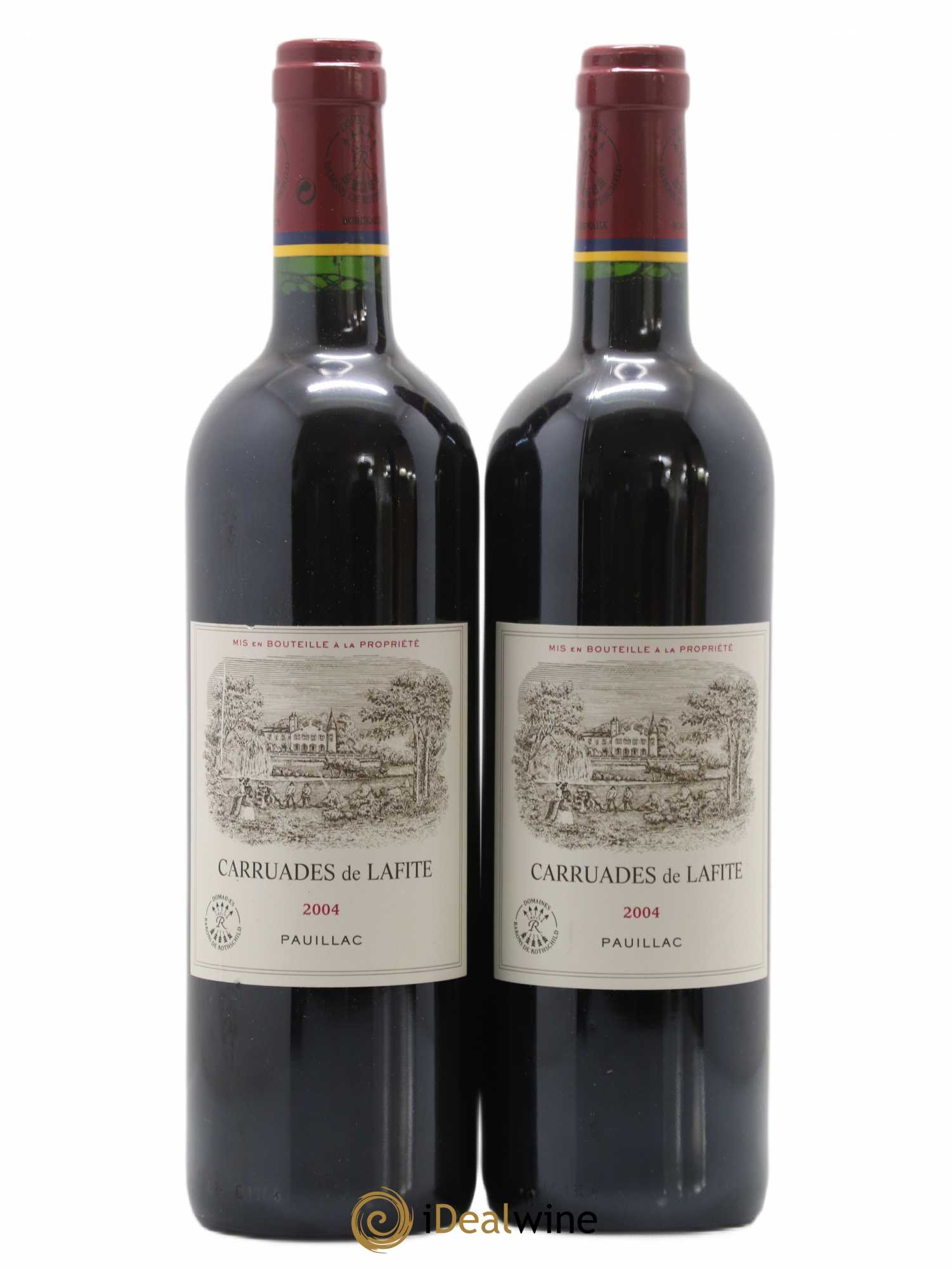 Carruades de Lafite Rothschild Second Vin 2004 - Lot de 2 bouteilles - 0