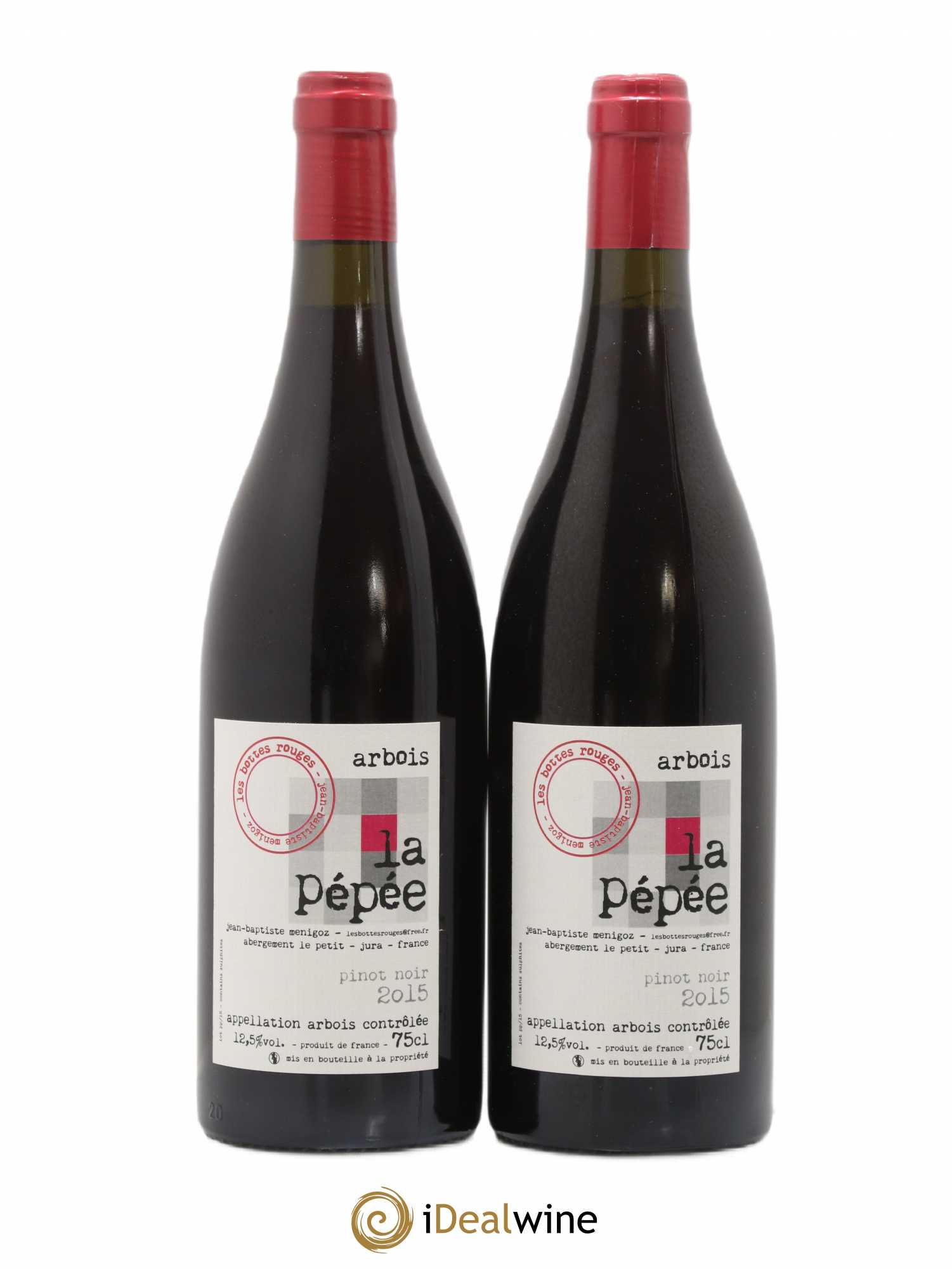 Arbois La Pépée Les Bottes Rouges 2015 - Posten von 2 Flaschen - 0