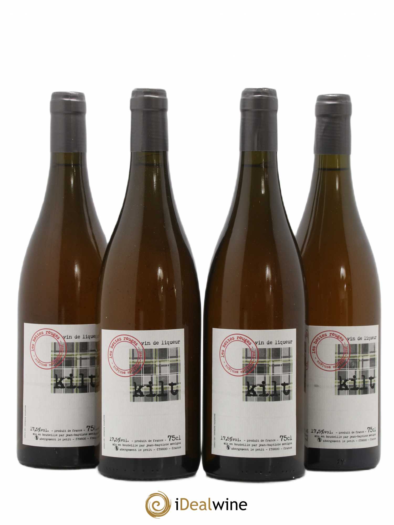 Vin de France Vin de liqueur Kilt Domaine Les Bottes Rouges (sans prix de réserve) 2015 - Lot de 4 bouteilles - 0