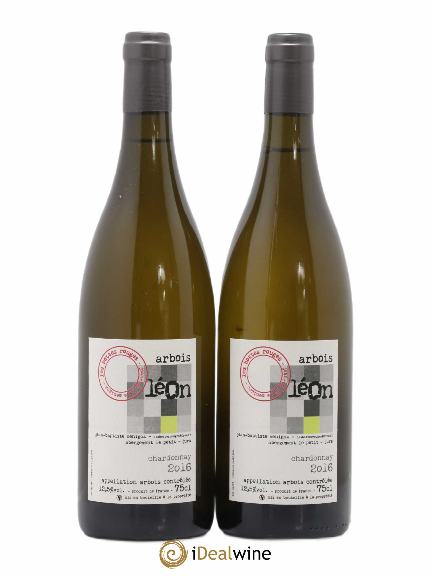 Arbois Chardonnay Léon Les Bottes Rouges 2016 - Lotto di 2 bottiglie - 0