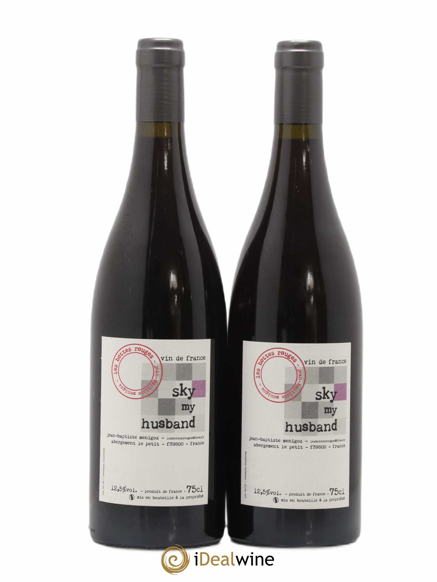 Vin de France Sky my Husband Domaine Les Bottes Rouges 2015 - Lot de 2 bouteilles - 0