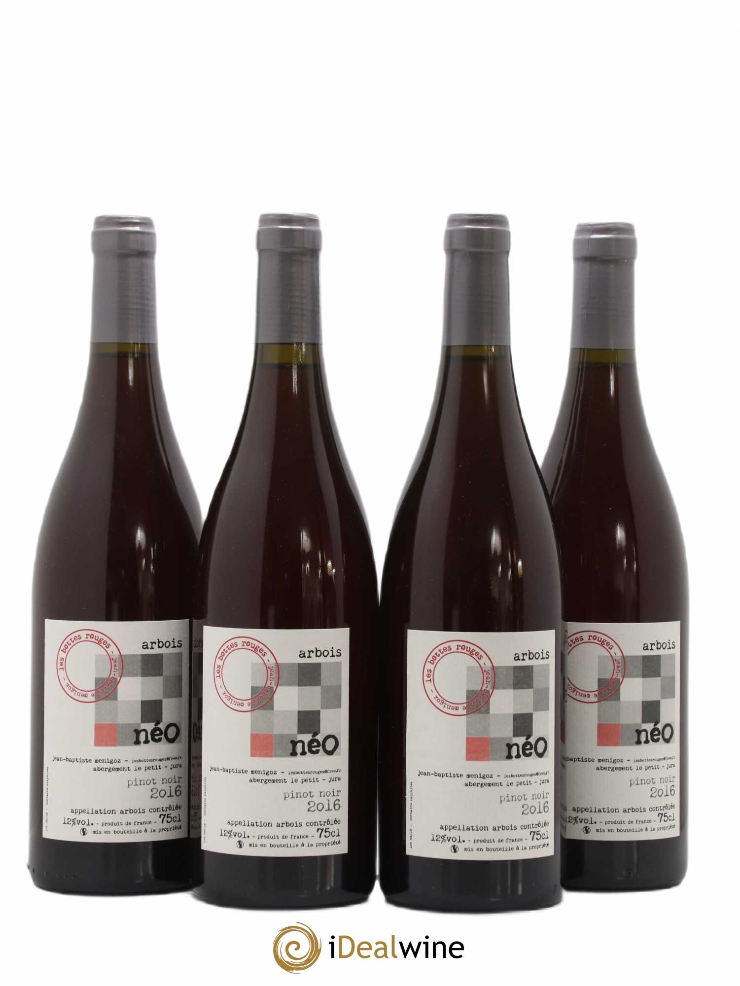 Arbois Néo Domaine Les bottes rouges 2016 - Posten von 4 Flaschen - 0