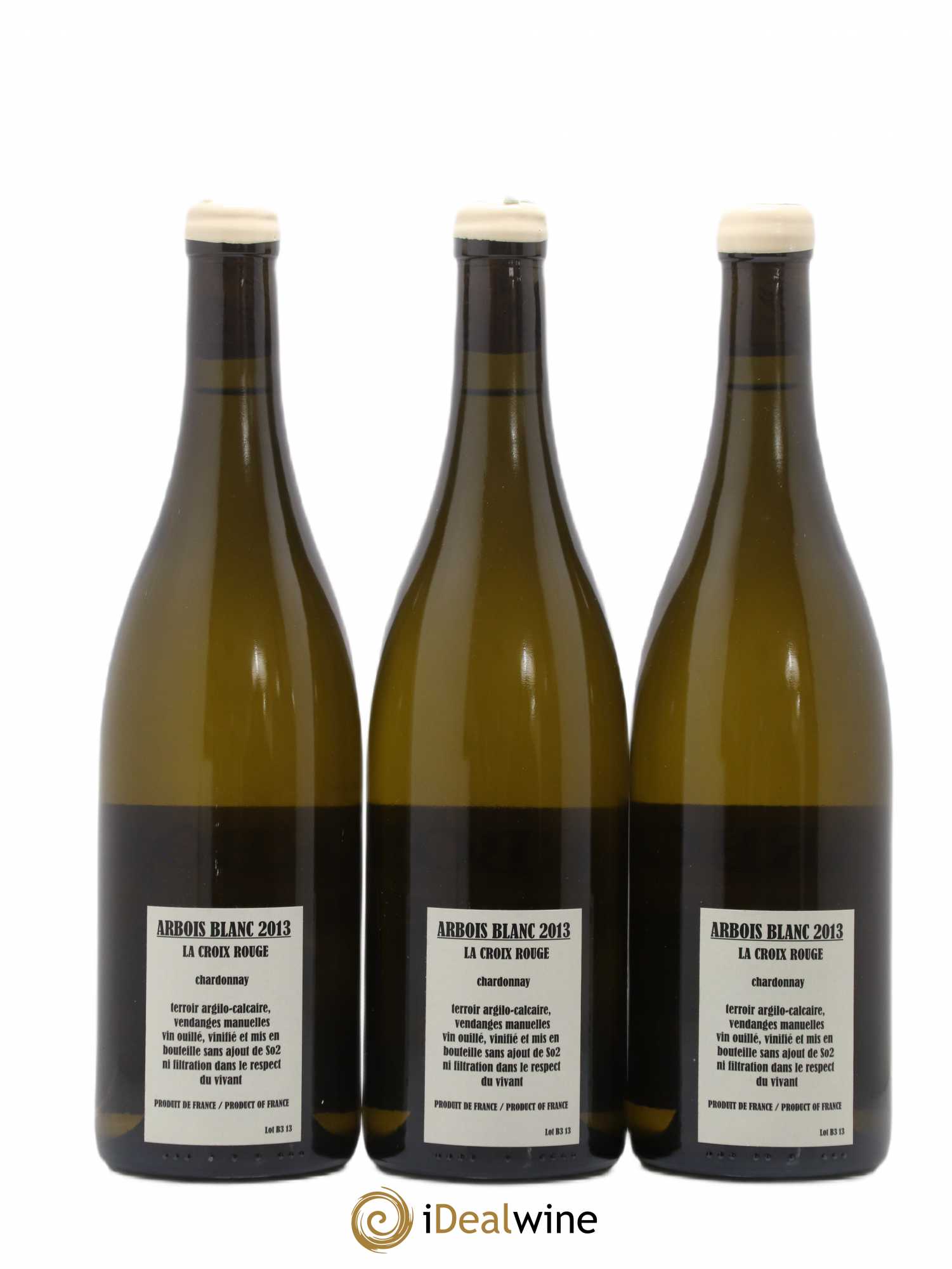 Arbois Chardonnay La Croix Rouge Adeline Houillon & Renaud Bruyère 2013 - Lot de 3 bouteilles - 1