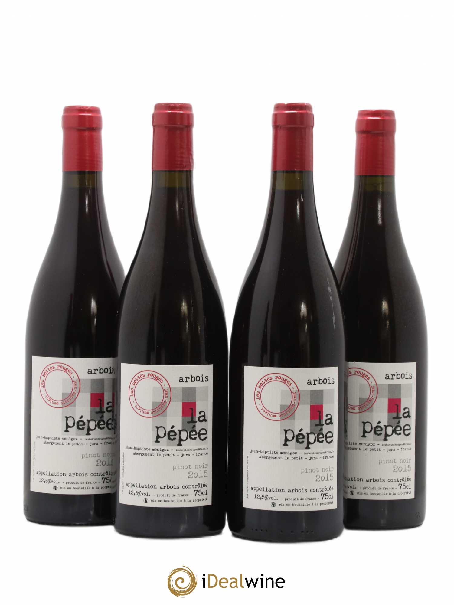 Arbois La Pépée Les Bottes Rouges 2015 - Posten von 4 Flaschen - 0