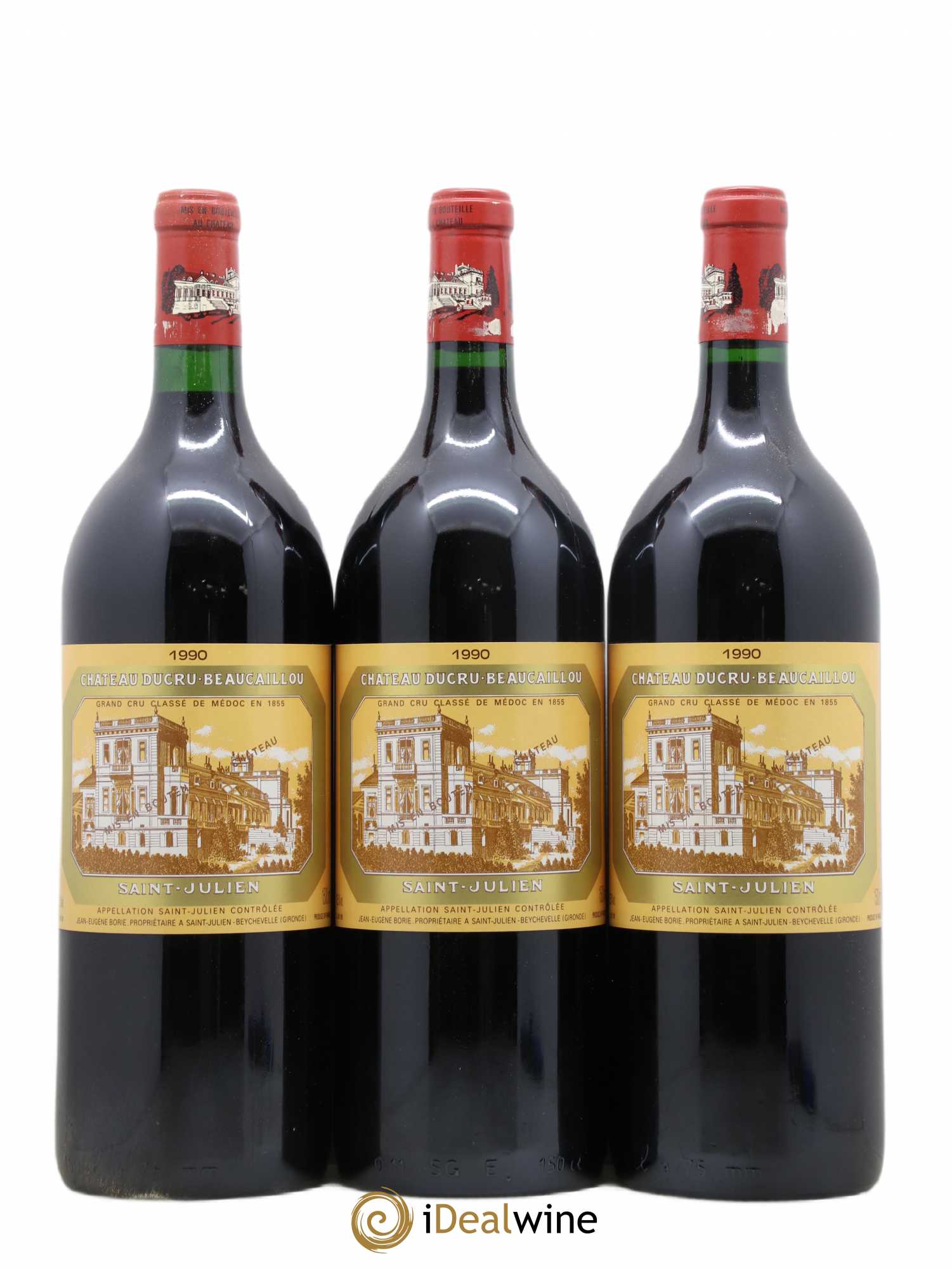 Château Ducru Beaucaillou 2ème Grand Cru Classé 1990 - Lot de 3 magnums - 0