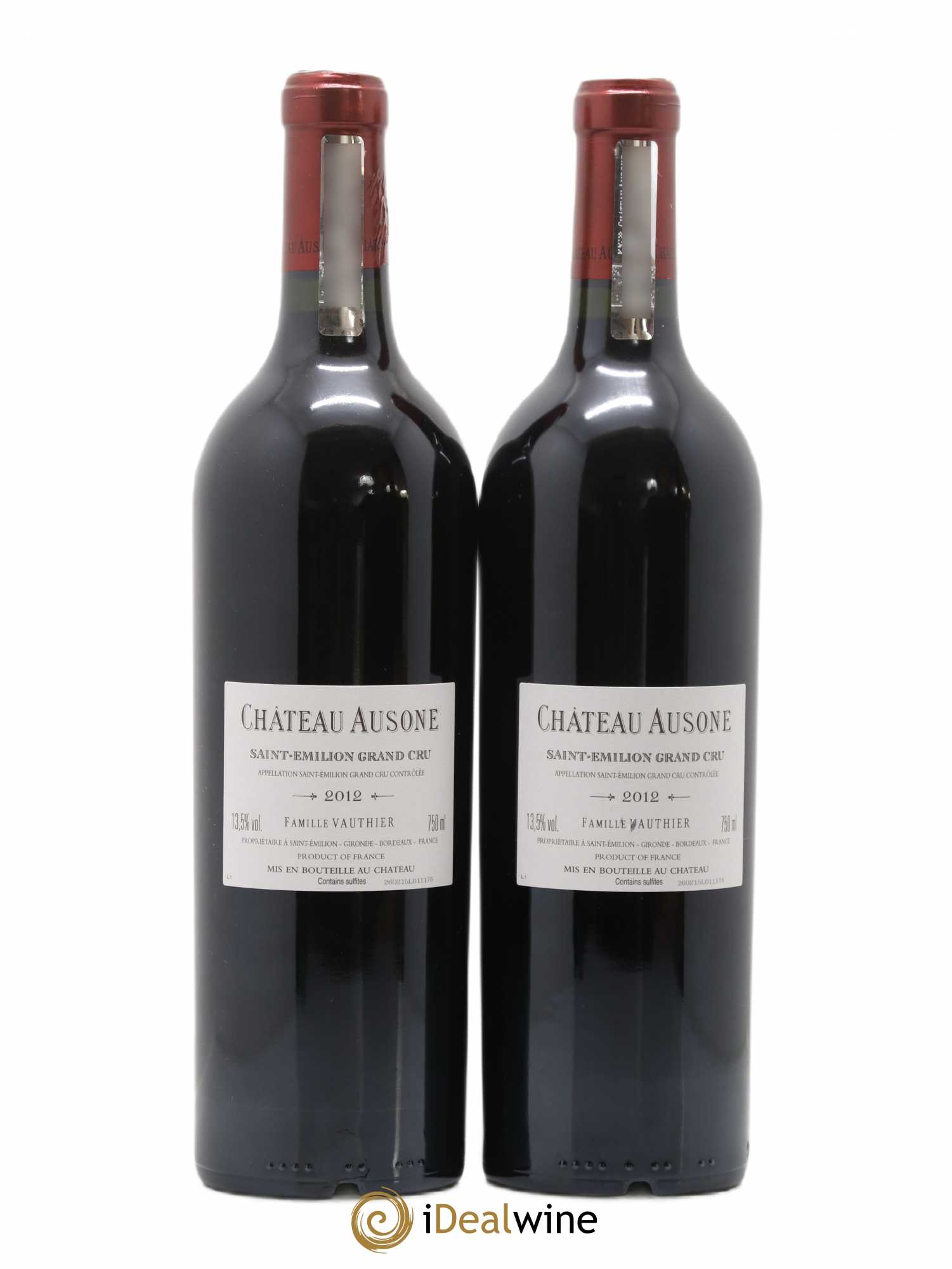 Château Ausone 1er Grand Cru Classé A 2012 - Lot de 2 bouteilles - 1