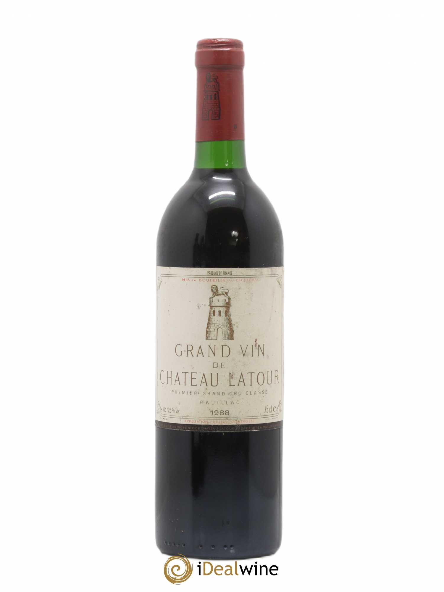 Château Latour 1er Grand Cru Classé 1988 - Lot de 1 bouteille - 0