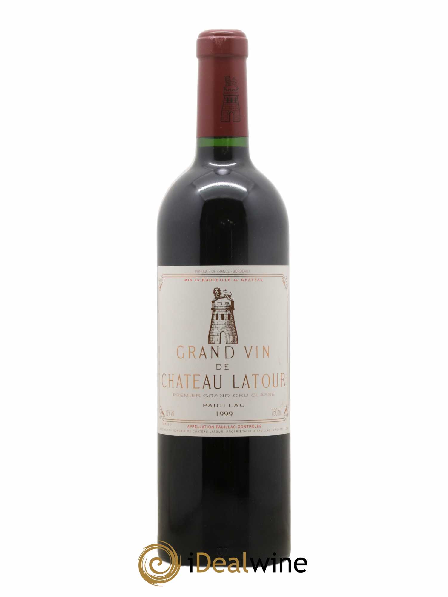 Château Latour 1er Grand Cru Classé 1999 - Lot de 1 bouteille - 0
