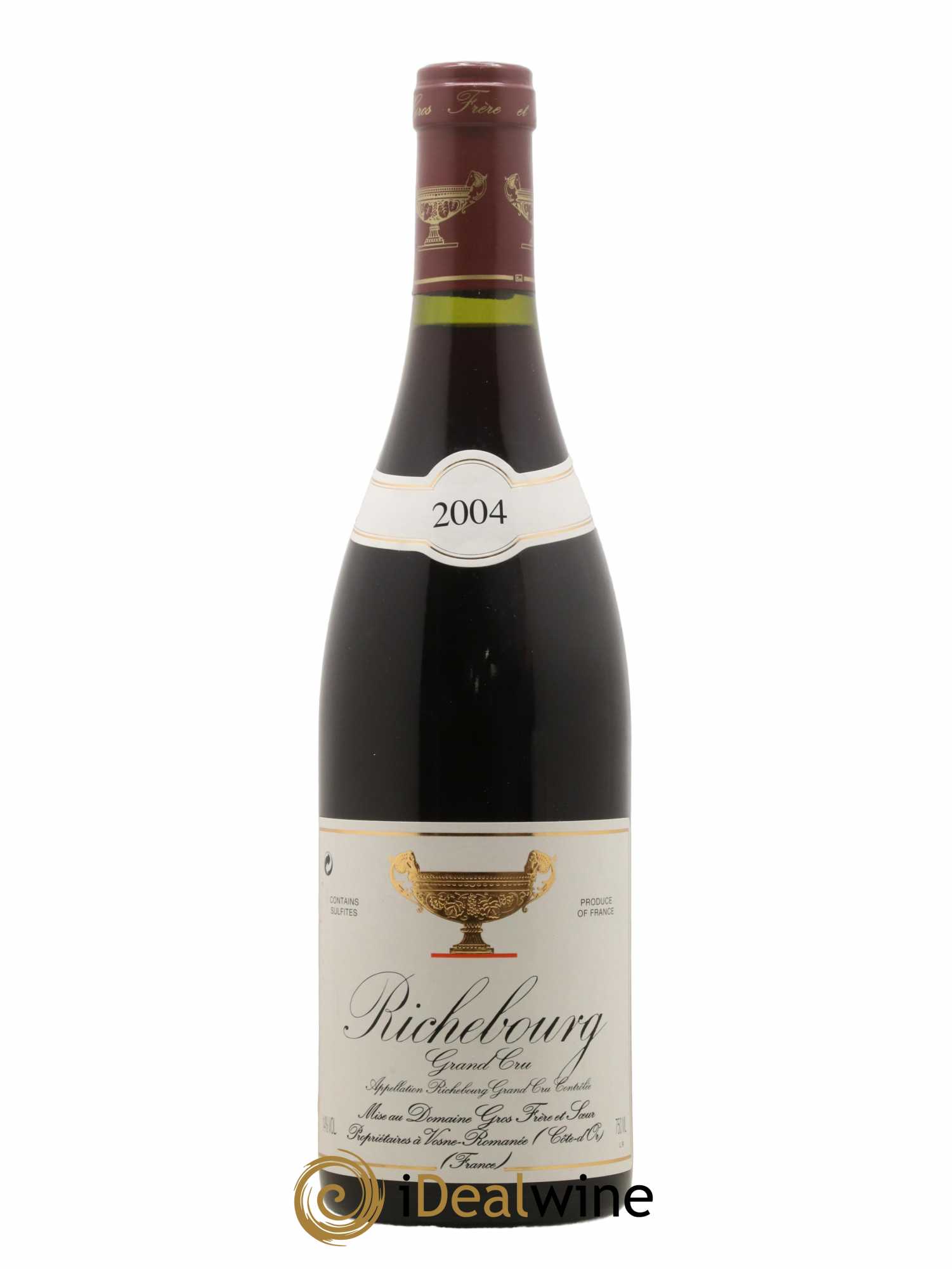 Richebourg Grand Cru Gros Frère & Soeur 2004 - Lot de 1 bouteille - 0