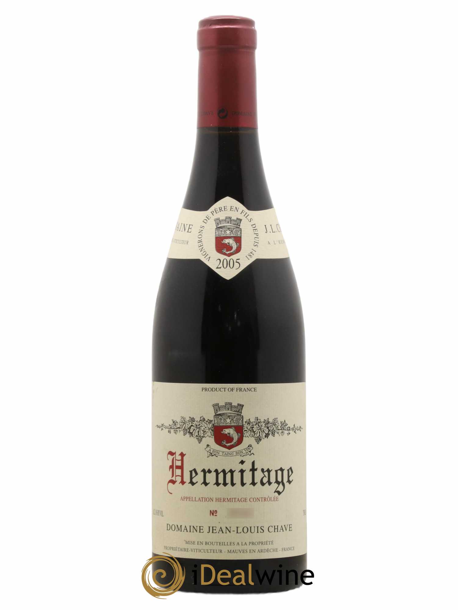 Hermitage Jean-Louis Chave 2005 - Lot de 1 bouteille - 0
