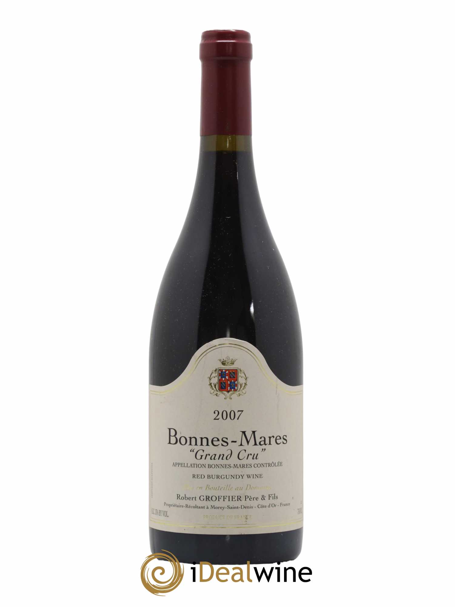 Bonnes-Mares Grand Cru Robert Groffier Père & Fils (Domaine) 2007 - Lot of 1 bottle - 0